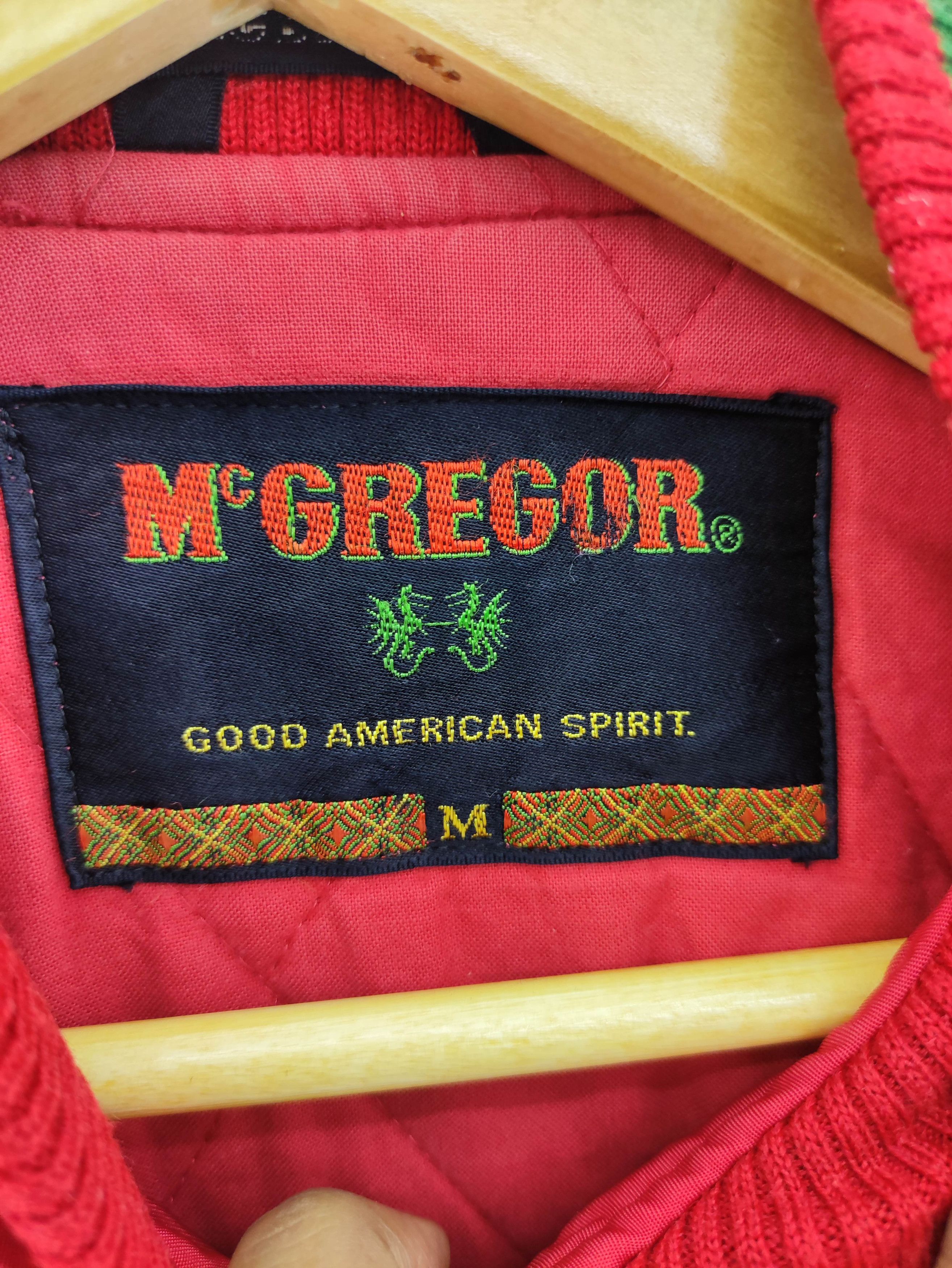 McGregor Vintage Mcgregor Varsity Red Jacket Zipper Size US L / EU 52-54 / 3 - 5 Thumbnail