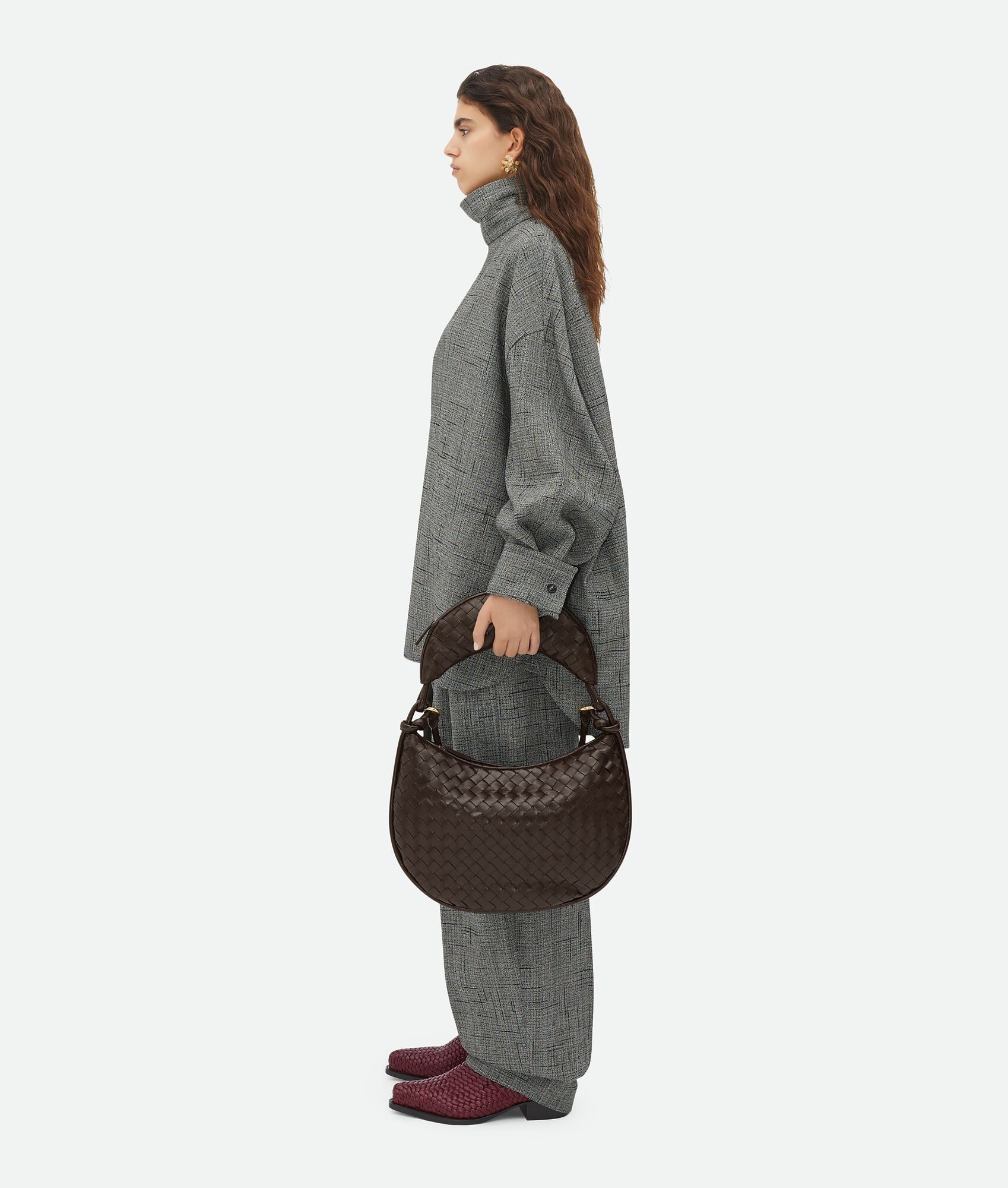 Bottega Veneta o1n1vont0325 Size: OS / Large Gemelli Bag in Dark Brown Size ONE SIZE - 6 Thumbnail