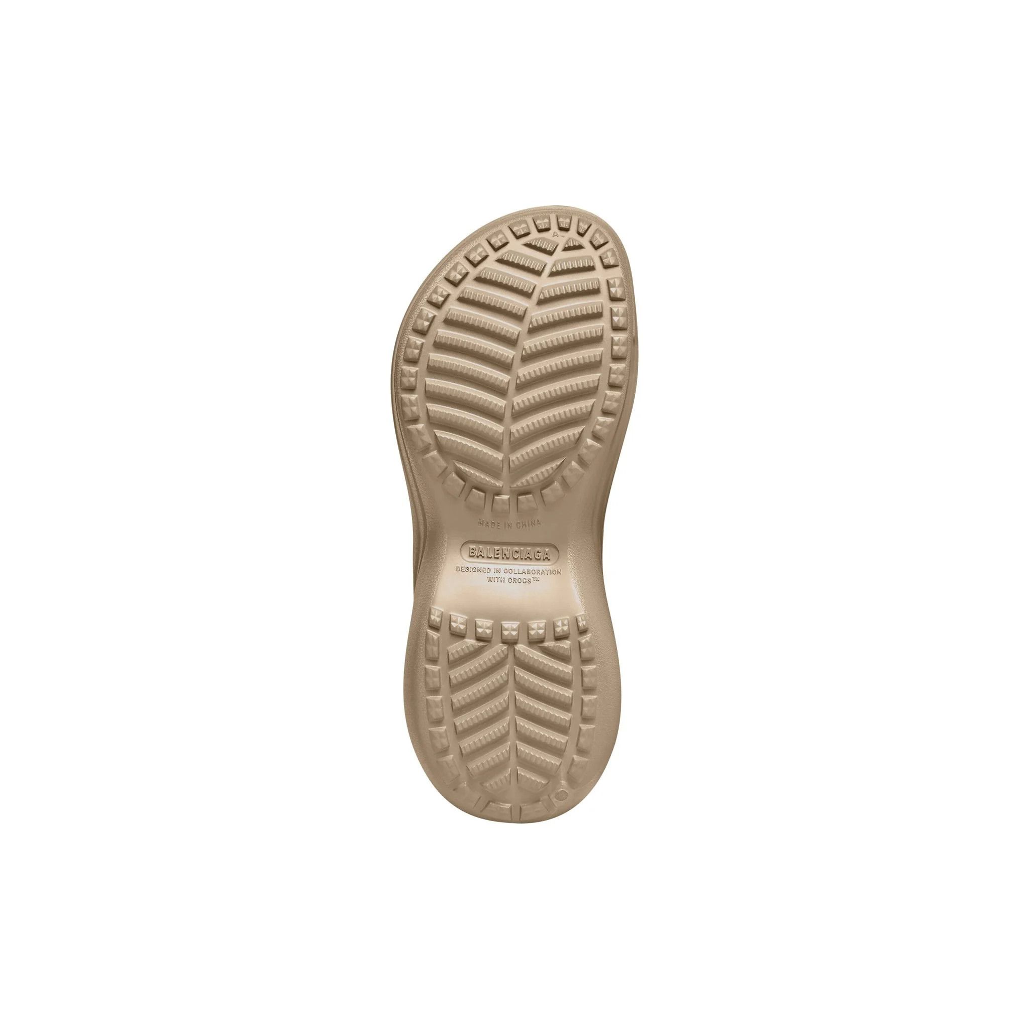Balenciaga × Crocs o1in1g0225 Pool Crocs™ Slides Sandals in Beige Size US 10 / EU 43 - 5 Thumbnail