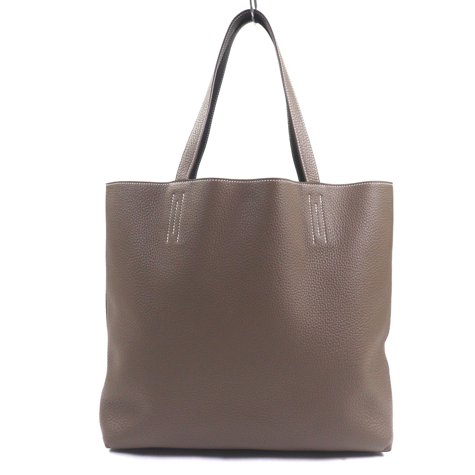 Hermes Hermes Hermès Double Sens45 Taurillon Clemence Tote Bag Leather Tote Bag Stamp K (2025) DUTY FREE for USA Size ONE SIZE - 1 Thumbnail