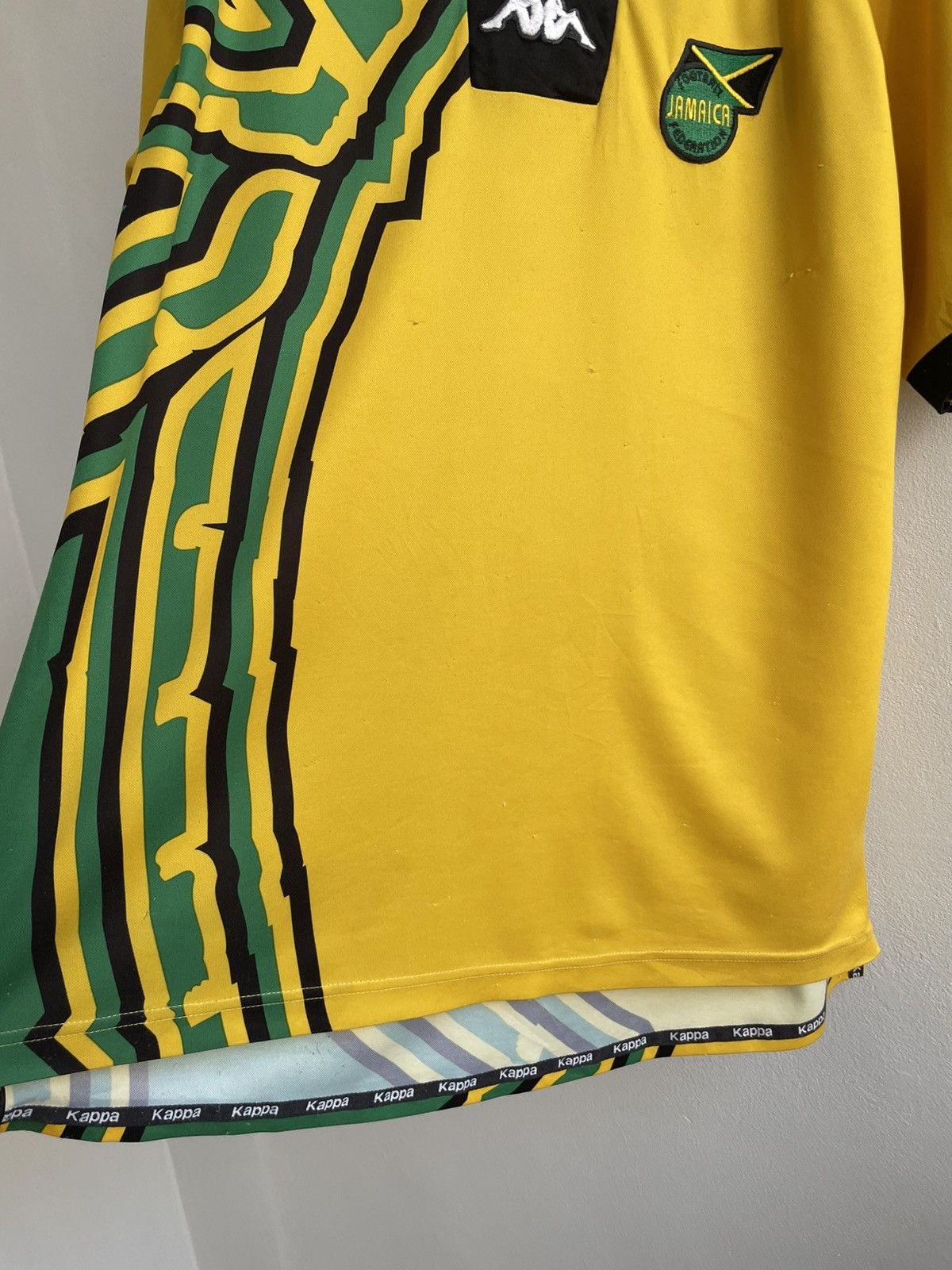 Vintage Jamaica 1998 1999 2000 Home Football Soccer Jersey Shirt VTG Size US XL / EU 56 / 4 - 10 Thumbnail