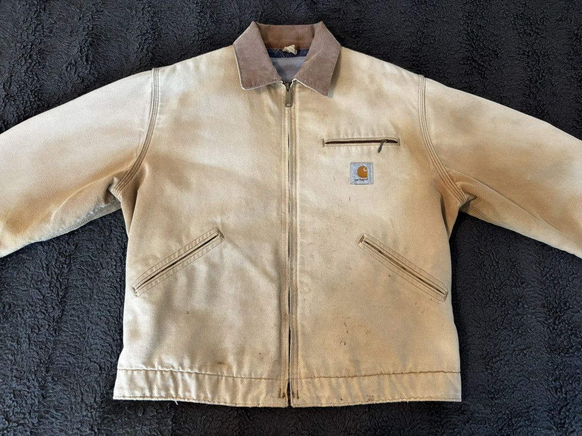 Carhartt Vintage 90s Carhartt 6BLJ Detroit Jacket - Desert Fade Size US M / EU 48-50 / 2 - 4 Thumbnail