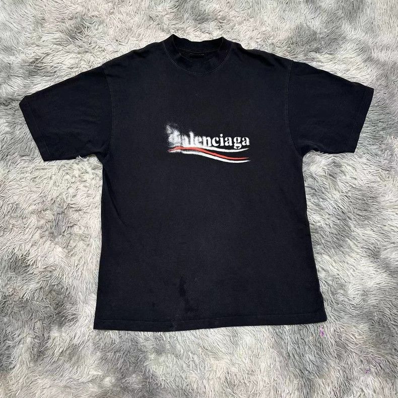 Balenciaga Balenciaga Blur Cola Short Sleeves 2502-Nextarrow Size US S / EU 44-46 / 1 - 1 Thumbnail