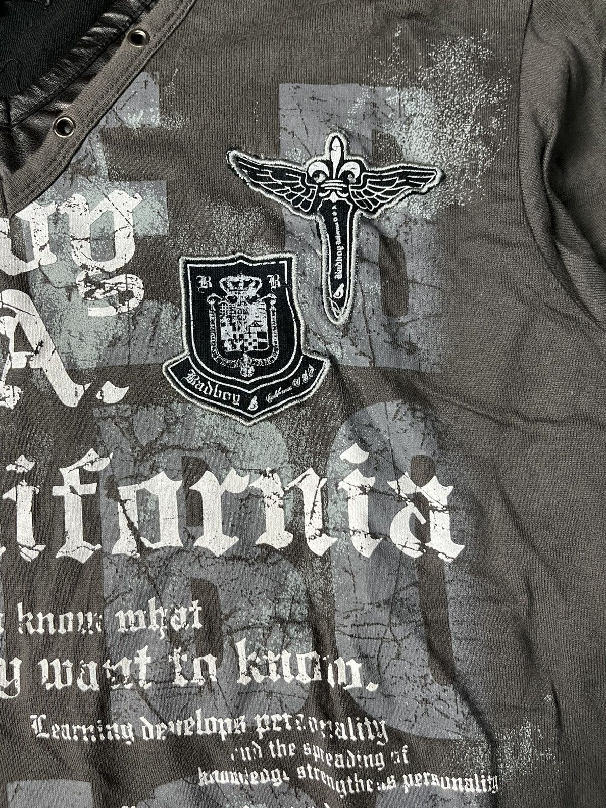 Hysteric Glamour × Japanese Brand BadBoy Leather Collar Poem style Size US M / EU 48-50 / 2 - 3 Thumbnail