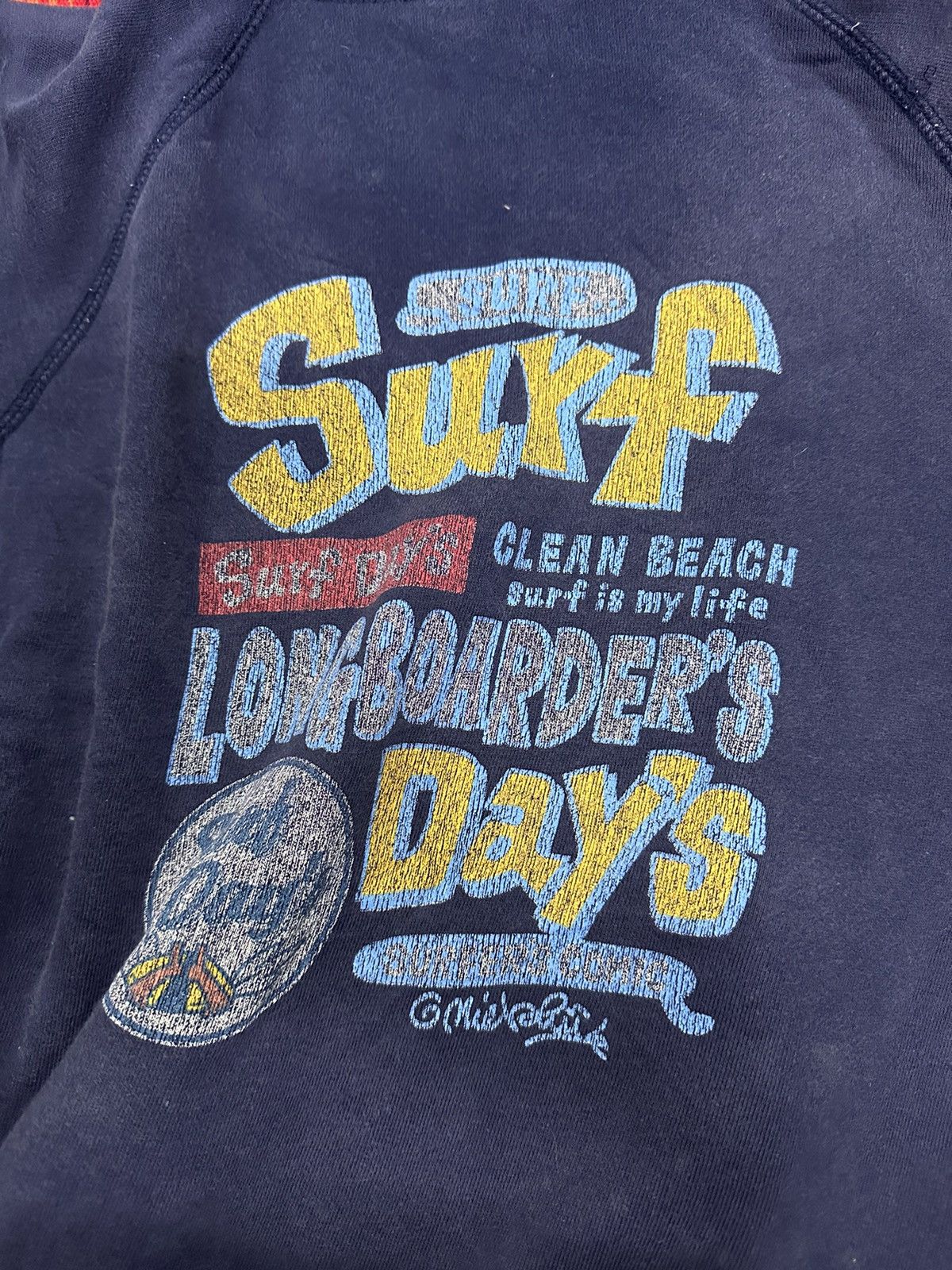 Sun Surf 💥Surf Style💥 vintage surf day nice blue faded hoodies 💥 Size US M / EU 48-50 / 2 - 10 Thumbnail