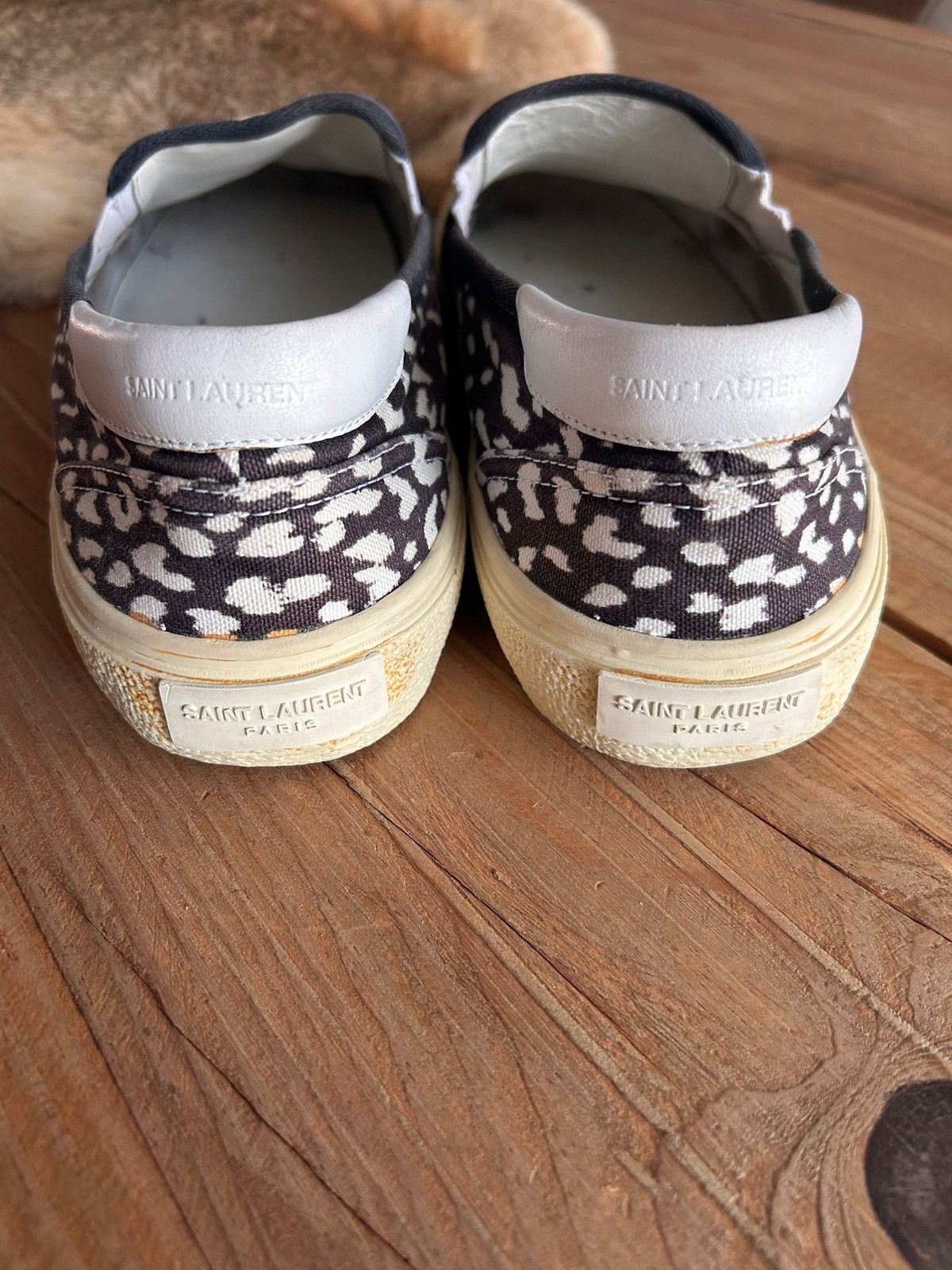 Saint Laurent Paris Saint Laurent babycat slip-on sneaker Size US 10 / EU 43 - 5 Thumbnail