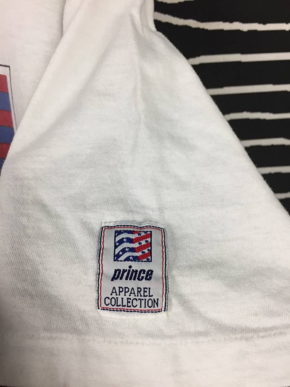 Prince Vtg 90s Prince Performance Apparel USA Single Stitch Tee Size US L / EU 52-54 / 3 - 5 Thumbnail