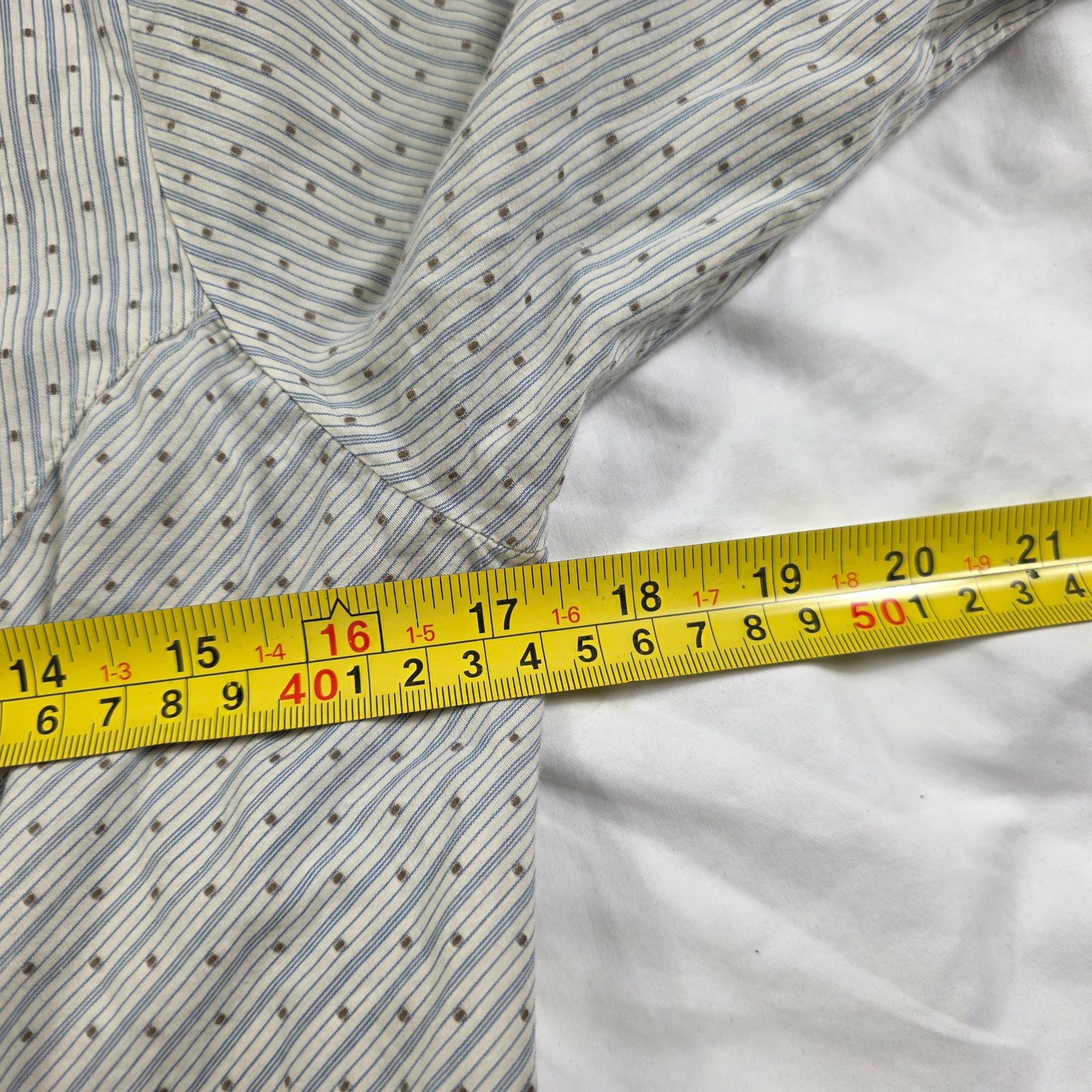 Pendleton Pendleton Tailored Blouse Womens Size 8 White Blue Pinstripe Size M / US 6-8 / IT 42-44 - 7 Thumbnail