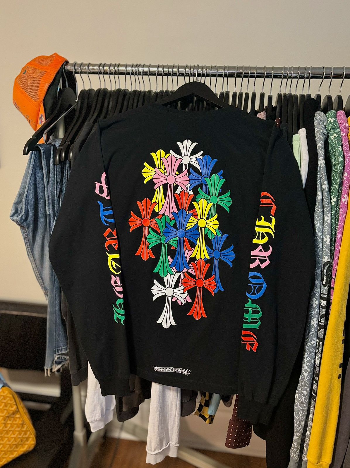 Chrome hearts multicolor cemetery tee white (L) main image 0