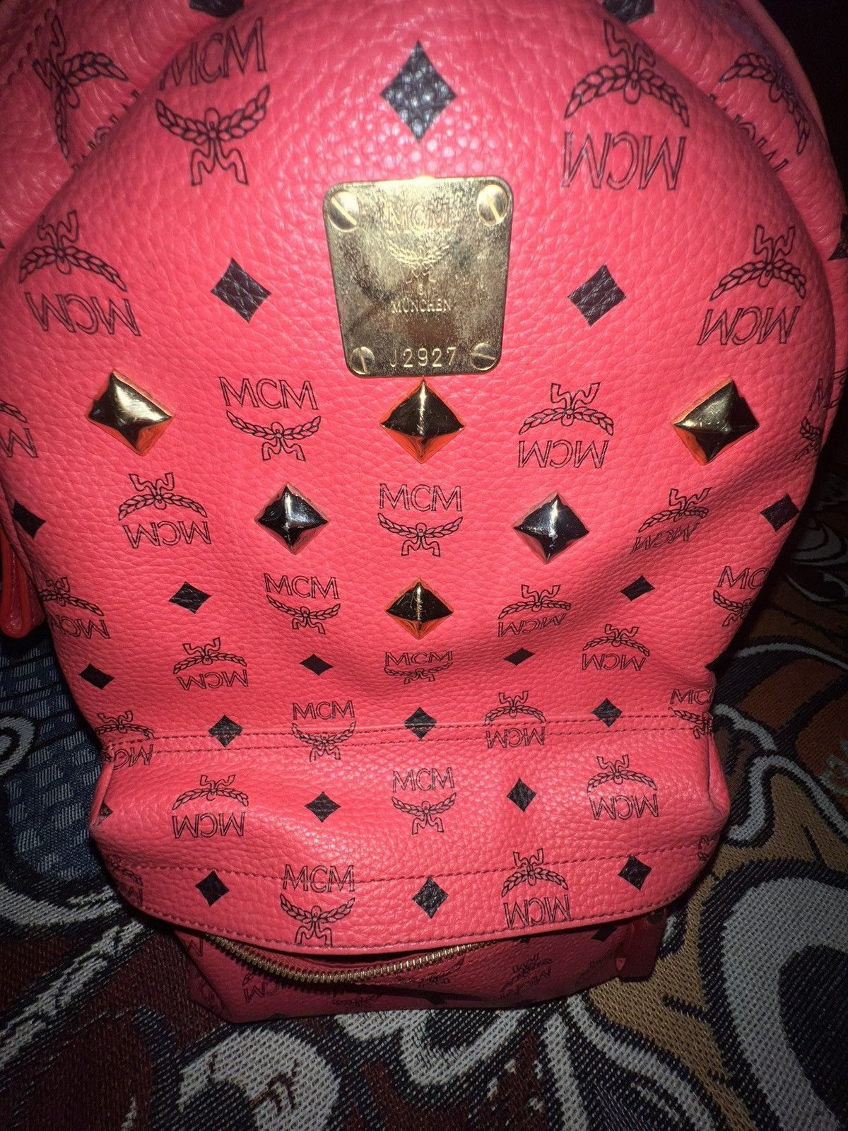 MCM MCM Stark Backpack 💒Pink💒 Size ONE SIZE - 8 Thumbnail