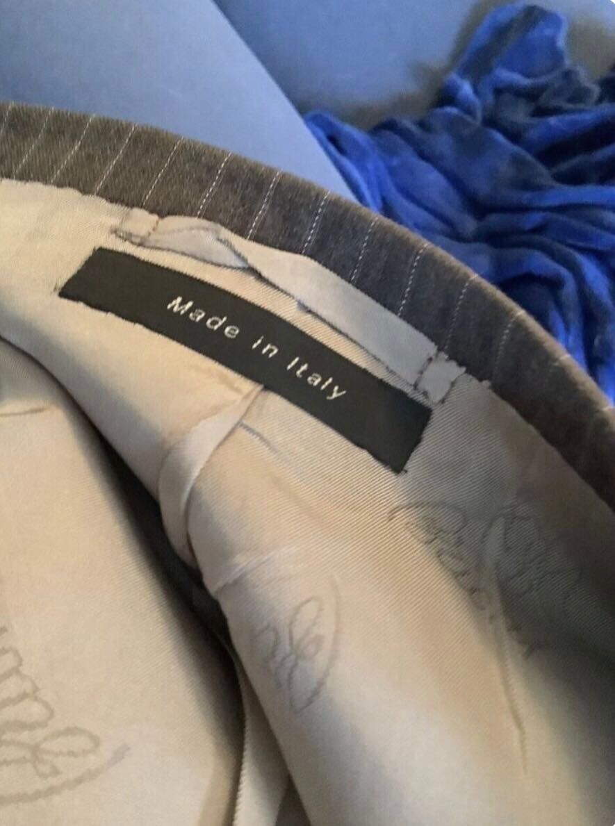 Brioni Brioni Blazer Size 52L Wool Striped Two Button Double Vent Size 52L - 7 Thumbnail