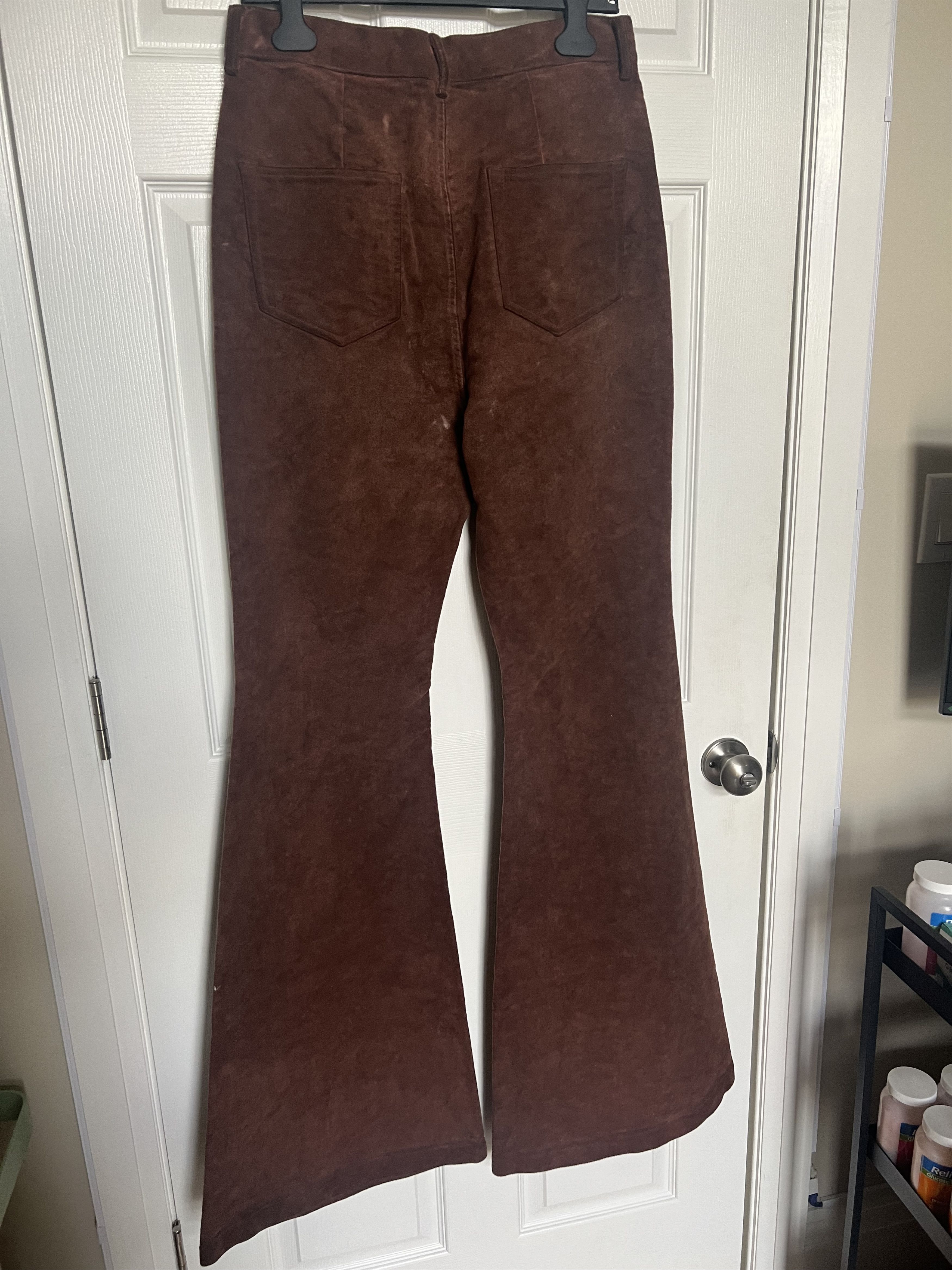 Rick Owens Drkshdw Rick Owens 'Terra' Moleskin Bolan Bootcut Pants sz 31 Size US 31 - 3 Thumbnail
