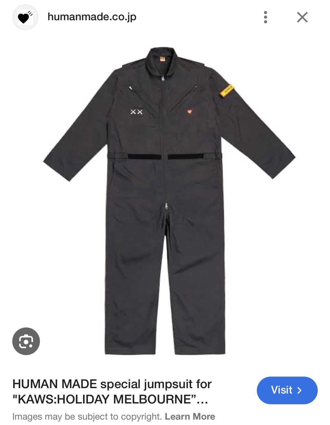 Human Made × Kaws × Nigo Human Made Kaws Holiday Jumpsuit RARE nigo supreme M L Bape Size US 34 / EU 50 - 13 Thumbnail