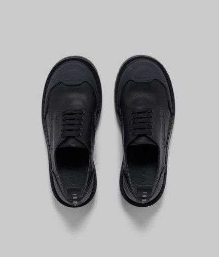 Marni o1f1d3z1025 Army Derby Shoes in Black Size US 12 / EU 45 - 4 Thumbnail