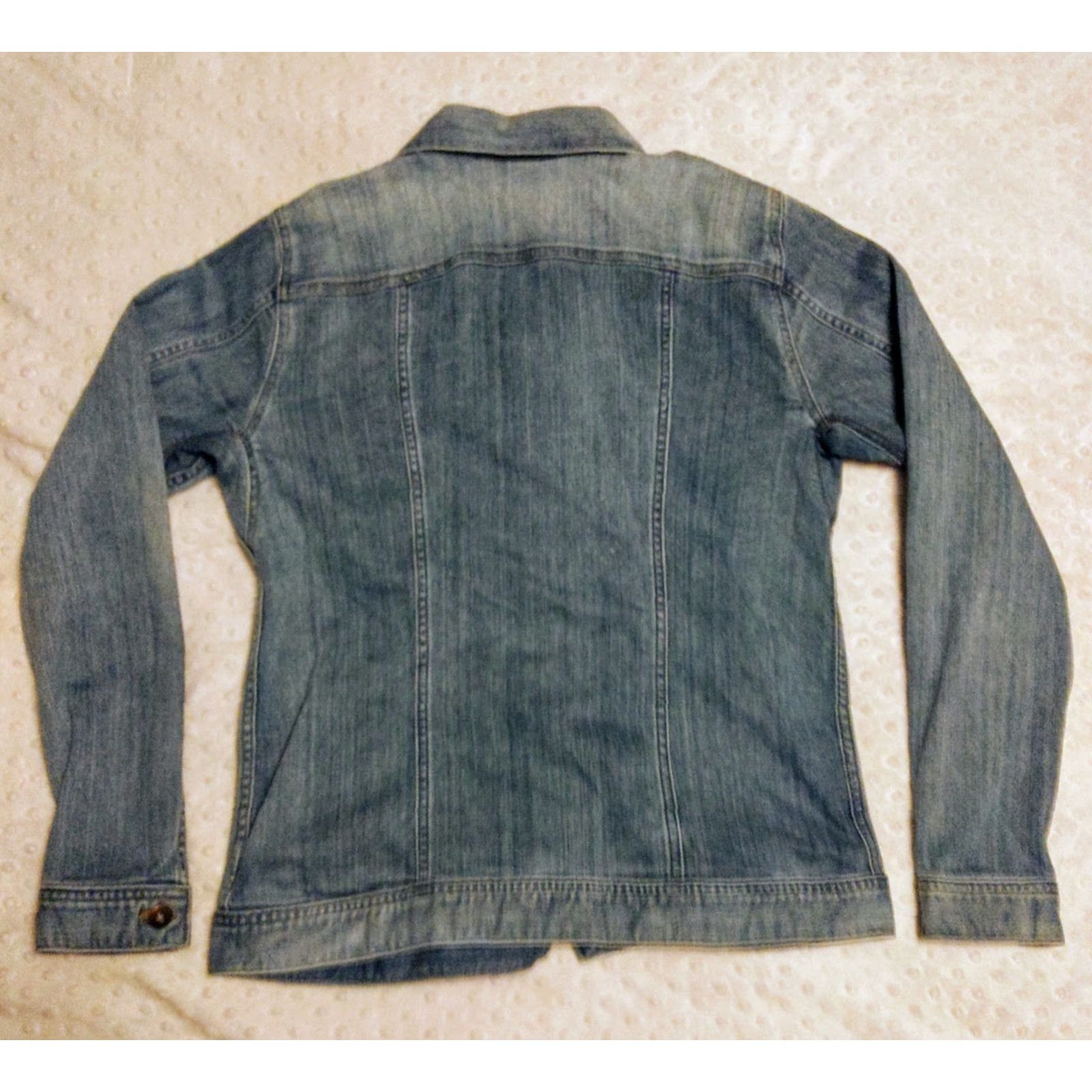 CO Duluth Denim Jean Jacket Women’s XS Distressed Blue Button Up Jacket Casual Workwear Size 26" / US 2 / IT 38 - 5 Thumbnail