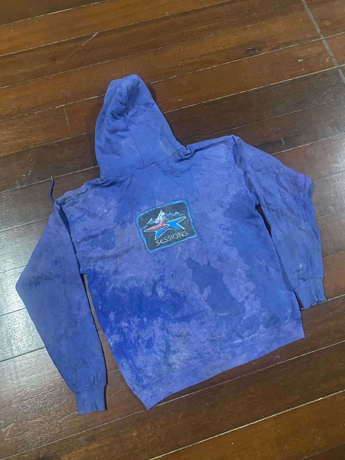 Hook-Ups Vintage seesions skates hoodie distressed faded trashed Size US M / EU 48-50 / 2 - 7 Thumbnail