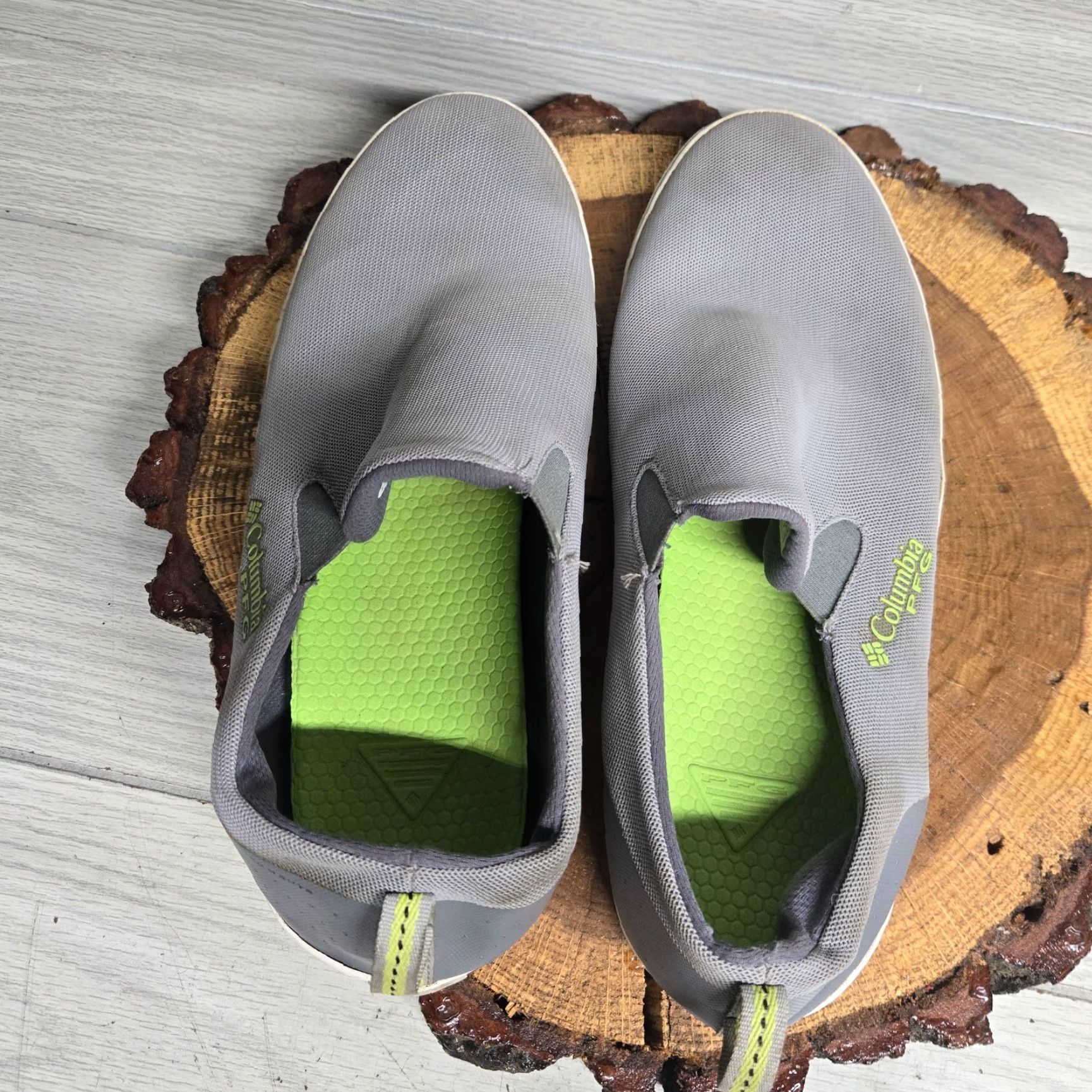 Vintage Columbia Slack Tide Slip-On PFG Fishing Shoes Adult Men’s Size 13 Gray Canvas Lightweight Non-Slip Casual Shoes Mens Size US 13 / EU 46 - 5 Thumbnail