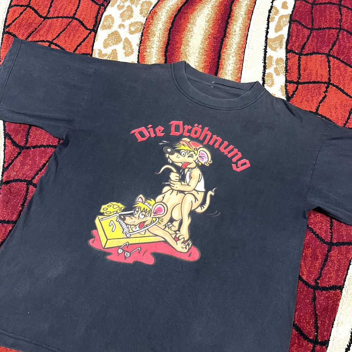 Hook-Ups Vintage 90s Mouse Doggie Sexs Pornstar Skategang T Shirt Size US XL / EU 56 / 4 - 1 Thumbnail