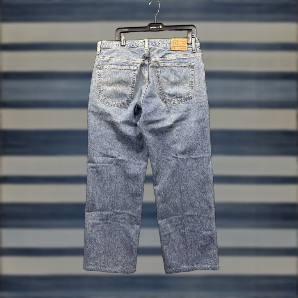 Polo Ralph Lauren Polo Ralph Lauren Jeans Mens 36x30 Slim Straight Denim Blue 5-Pocket RL Logo Patch Slim Fit VINTAGE? No Size US M / EU 48-50 / 2 - 1 Thumbnail