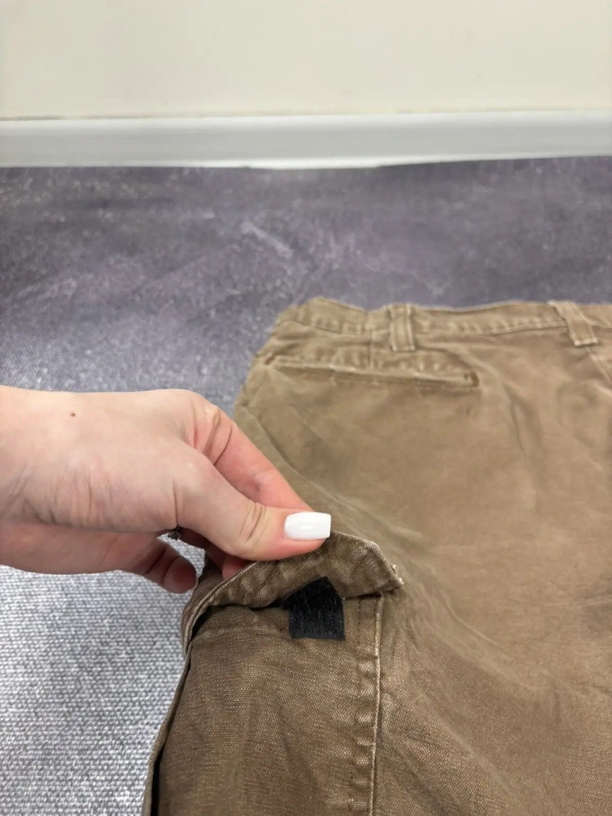 Dickies × Vintage Vintage Dickies Y2K Relaxed Fit Brown Work Cargo Shorts Size US 34 / EU 50 - 4 Thumbnail