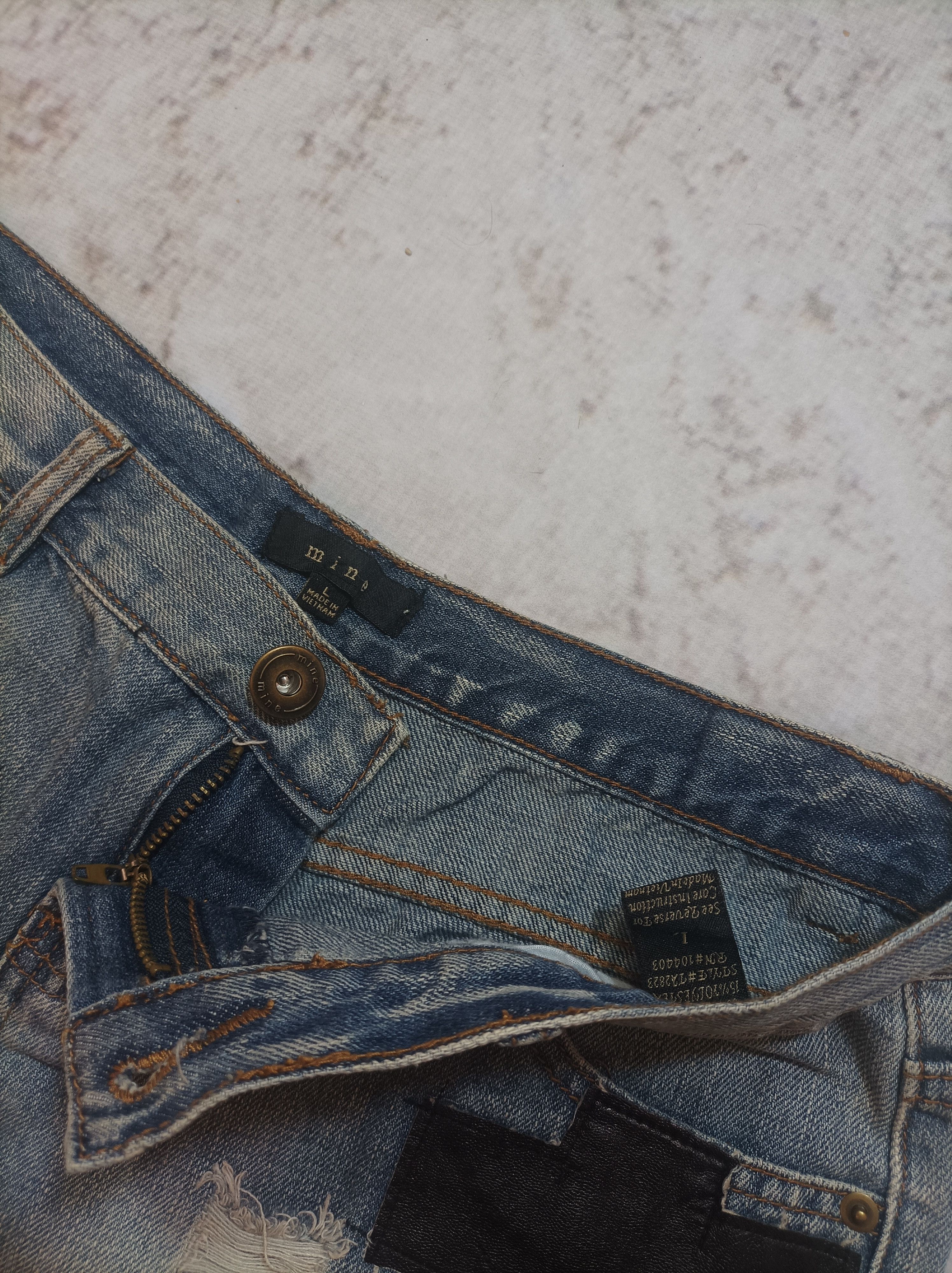 Japanese Brand × Vintage Vintage Y2K Distressed Shorts Japanese CHROME HEARTS style Size 30" / US 8 / IT 44 - 3 Thumbnail
