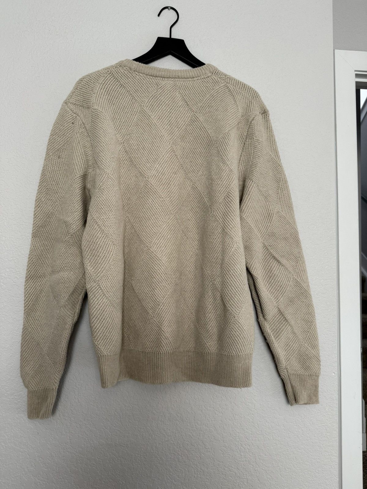 Wellen Surf Wellen - Recycled Wool Diamond Crewneck Sweater Size US L / EU 52-54 / 3 - 3 Thumbnail