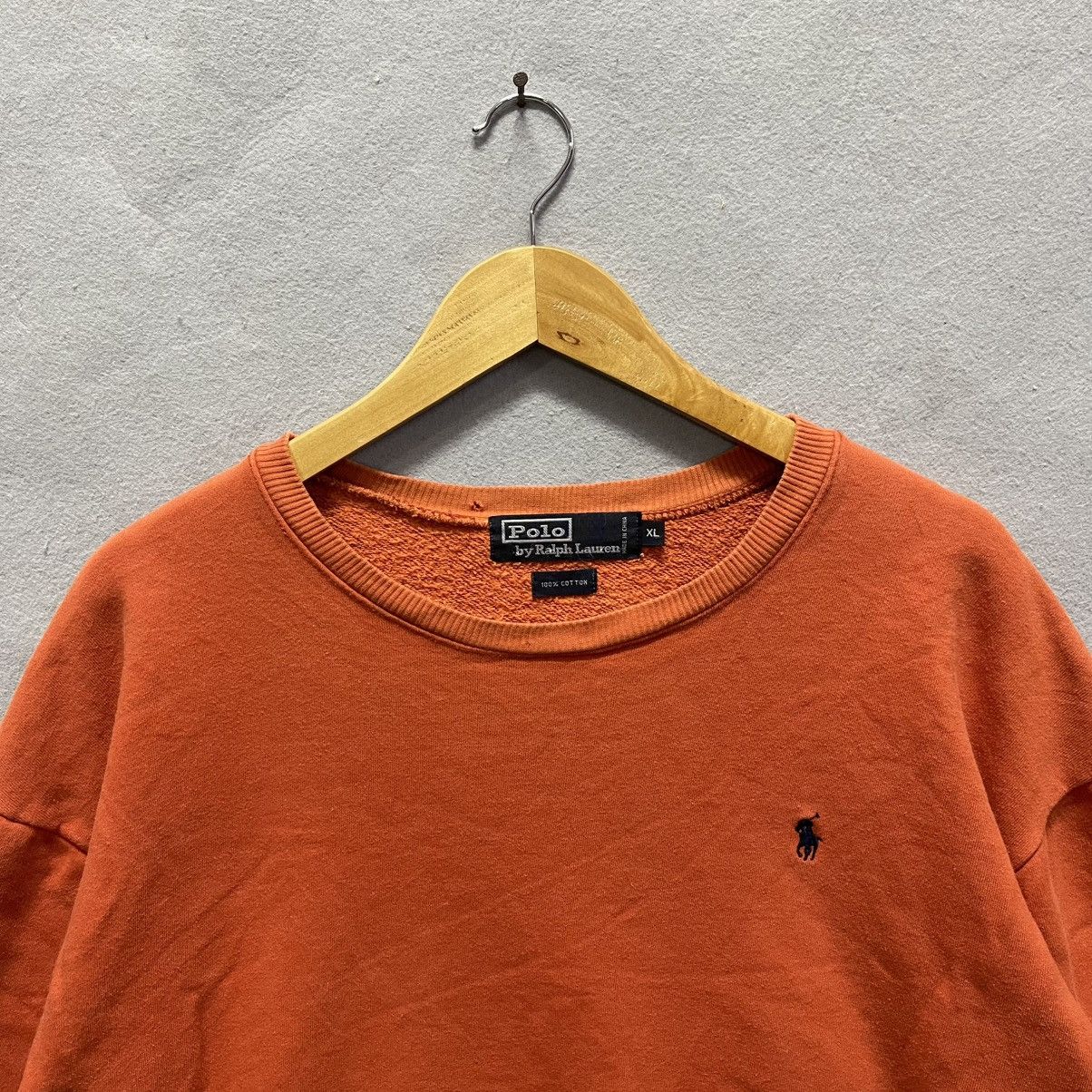 Polo Ralph Lauren Vintage Polo by Ralph Lauren Orange Crewneck Sweatshirt – XL Size US XL / EU 56 / 4 - 2 Thumbnail