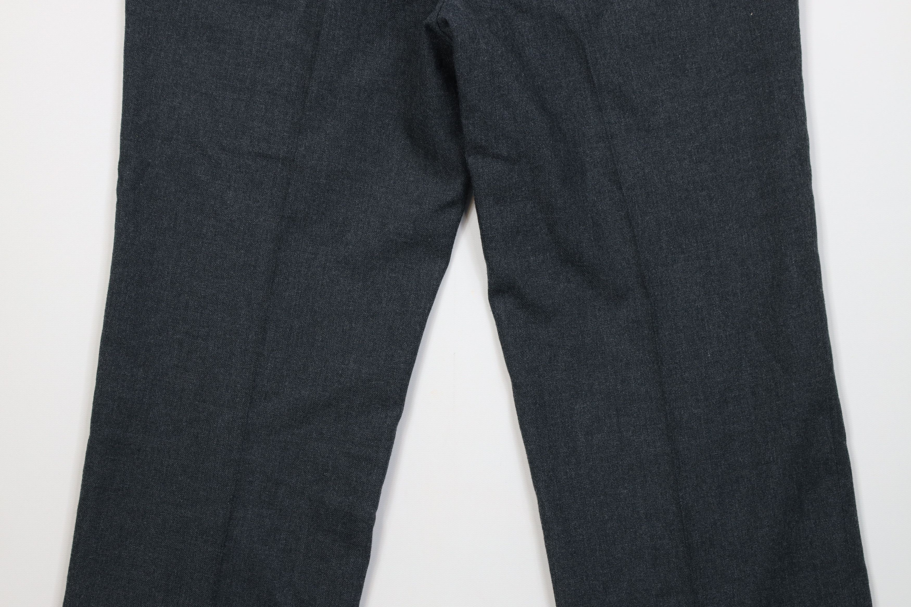 Vintage Vintage 70s Streetwear Gabardine Blend Knit Chino Pants Gray Size US 32 / EU 48 - 12 Thumbnail