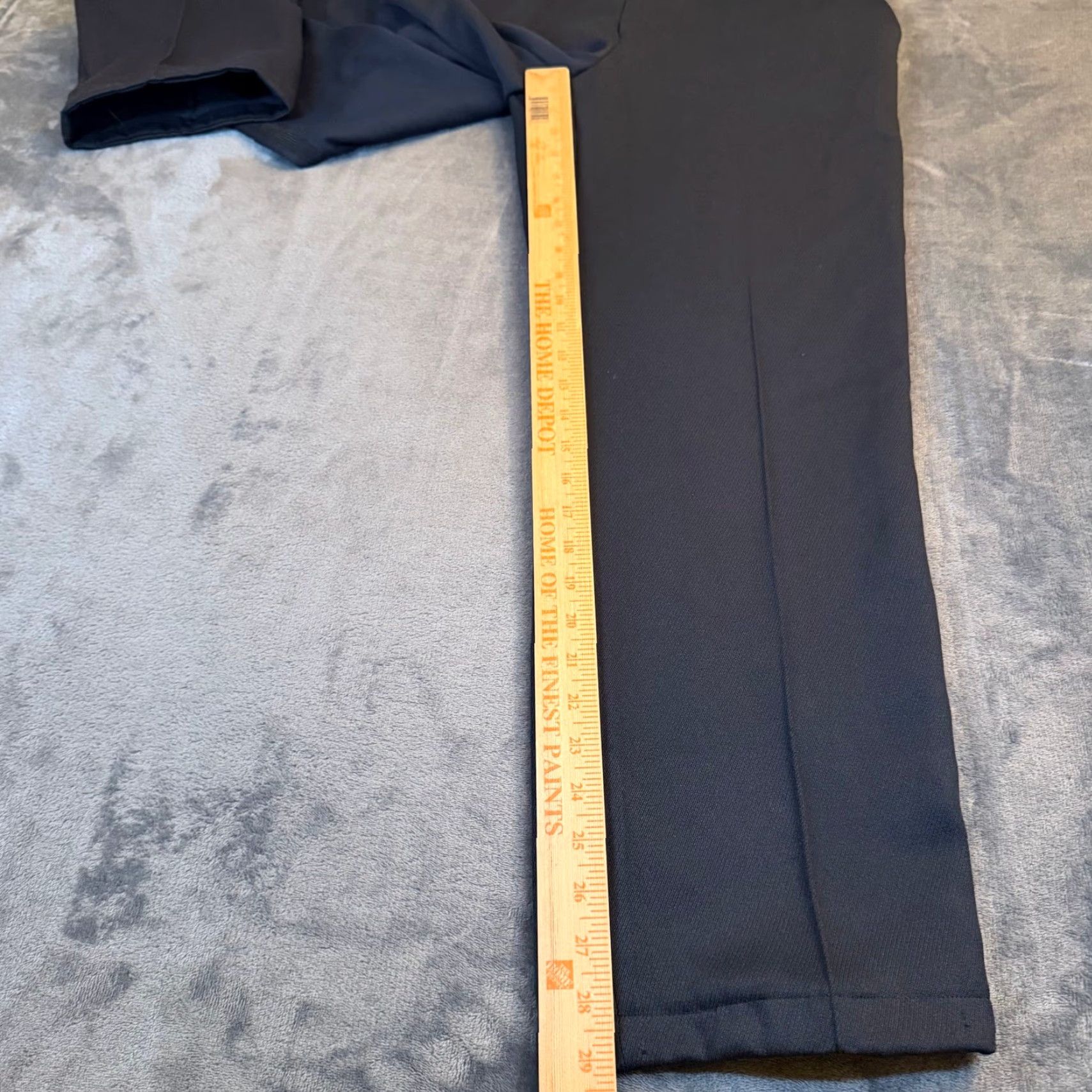 Vintage Horace Small Mens Navy Blue Uniform Trousers Flex Waist Work Pants 32x29 HS21377 Size US 32 / EU 48 - 7 Thumbnail