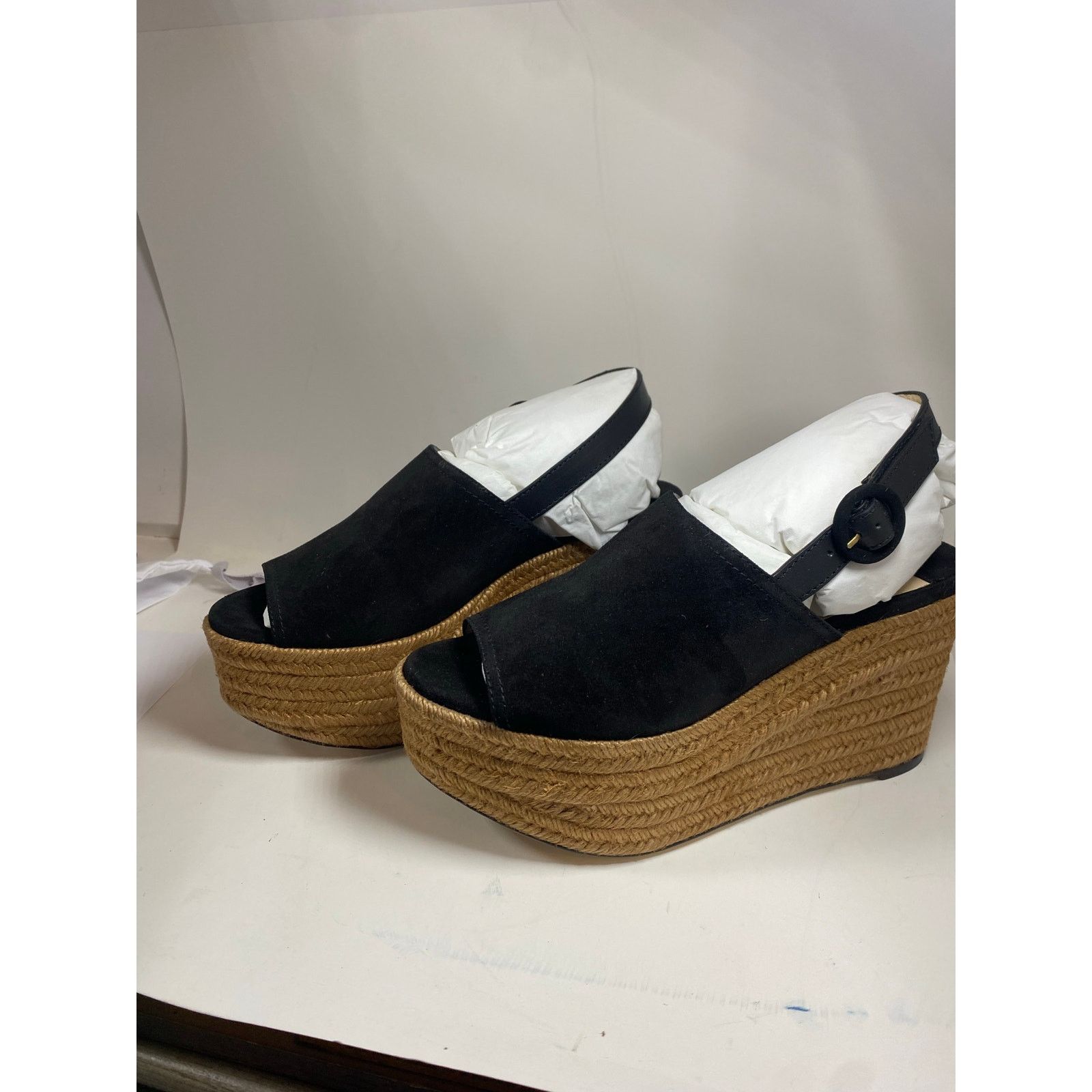 Jimmy Choo Jimmy Choo Deya 95 Suede Espadrille Wedges W8.5 Size US 8.5 / IT 38.5 - 1 Thumbnail