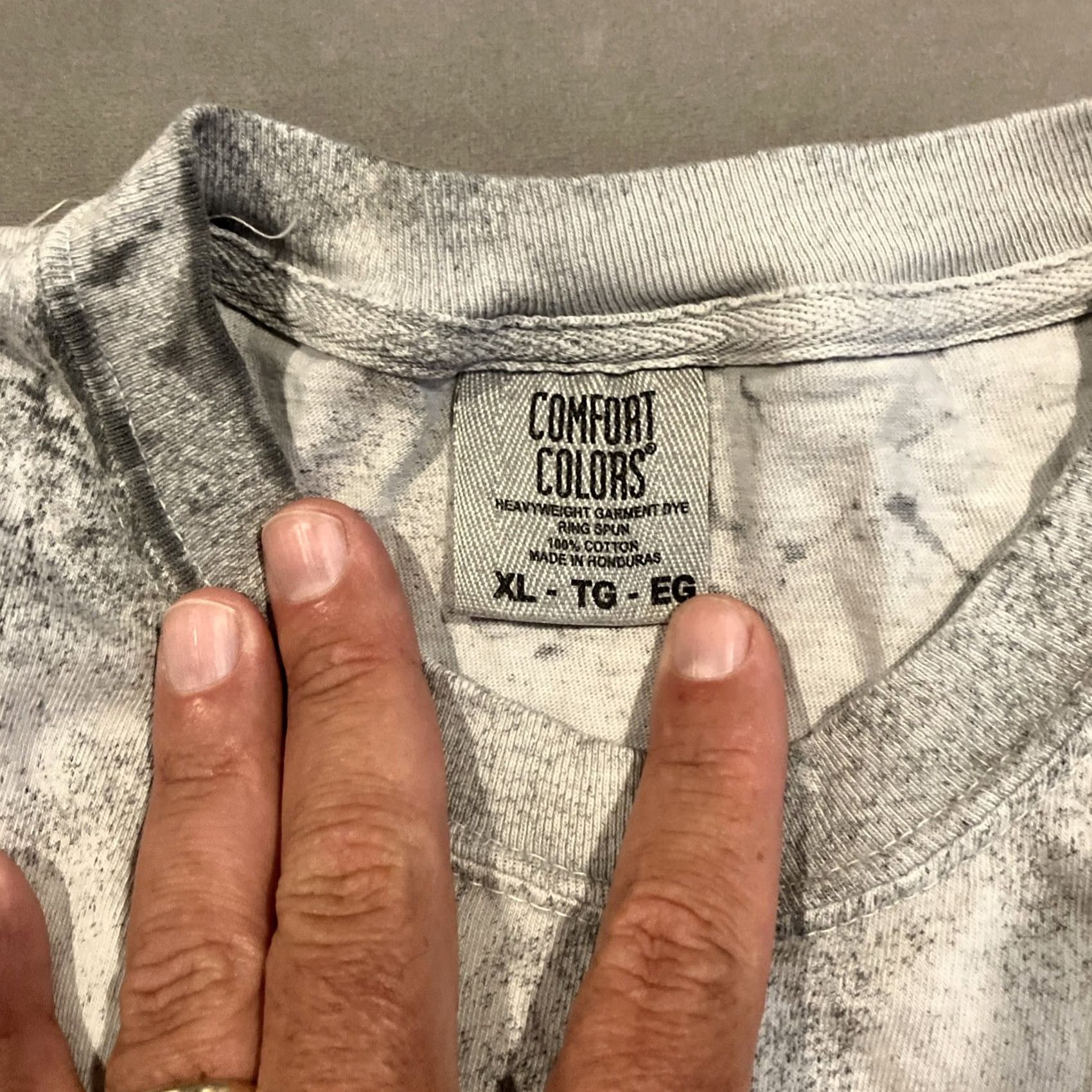 Comfort Colors GRATEFUL DEAD GRATEFUL DEADLIFTS Tie Dye Bear T Shirt Men's XL Gray Short Sleeve T-Shirt Comfort Colors Bears Animals Mens XL Size US XL / EU 56 / 4 - 3 Thumbnail