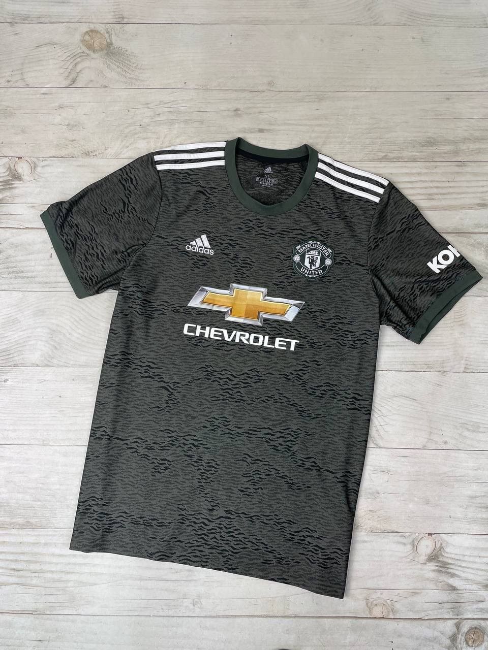 Adidas Adidas MANCHESTER UNITED 2020 2021 AWAY Shirt SOCCER Jersey Size US XL / EU 56 / 4 - 1 Thumbnail