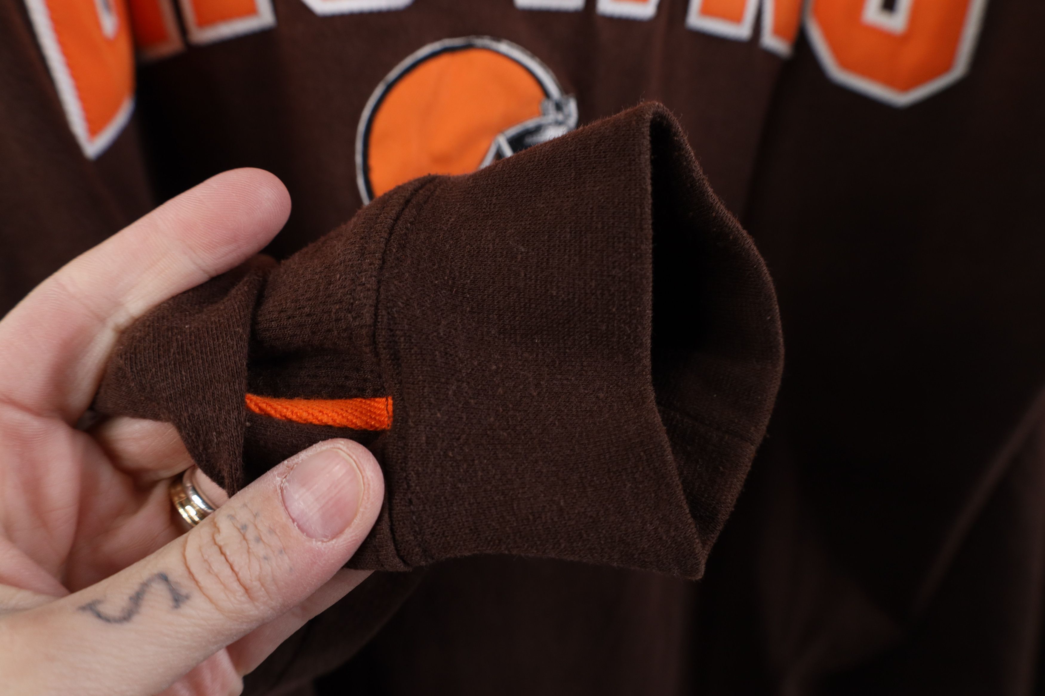 Vintage Vintage 90s Browns Football Jersey Long Sleeve T-Shirt Size US XL / EU 56 / 4 - 10 Thumbnail