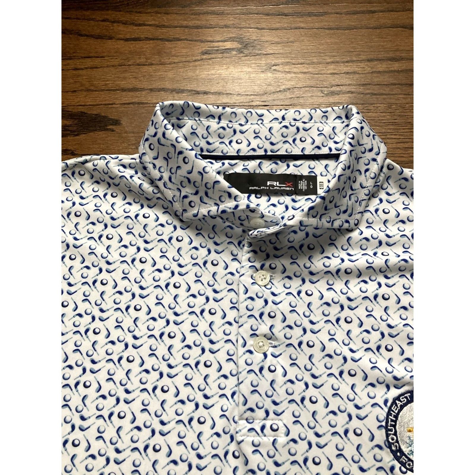 RLX Ralph Lauren RLX Ralph Lauren Polo Shirt Mens Large Stretch Golf Tourney Size US L / EU 52-54 / 3 - 5 Thumbnail