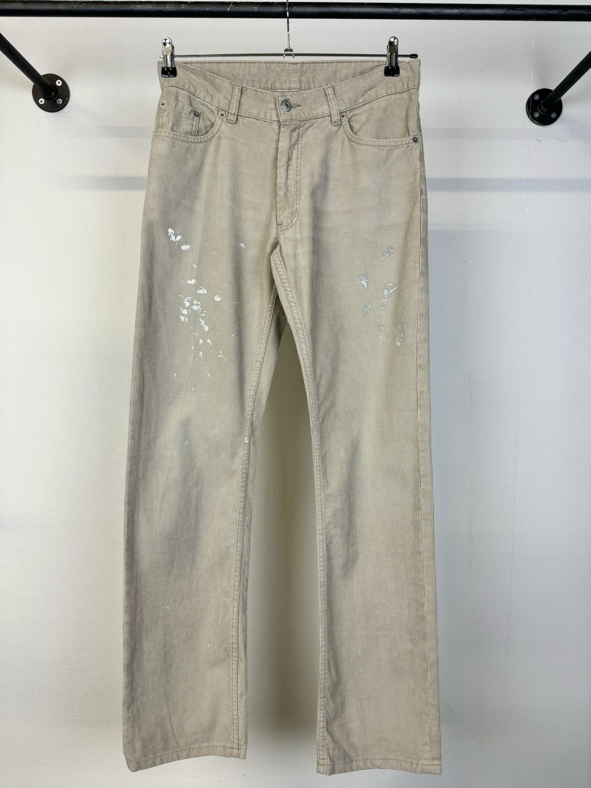 Helmut Lang AW2000 Helmut Lang corduroy painter bootcut jeans 