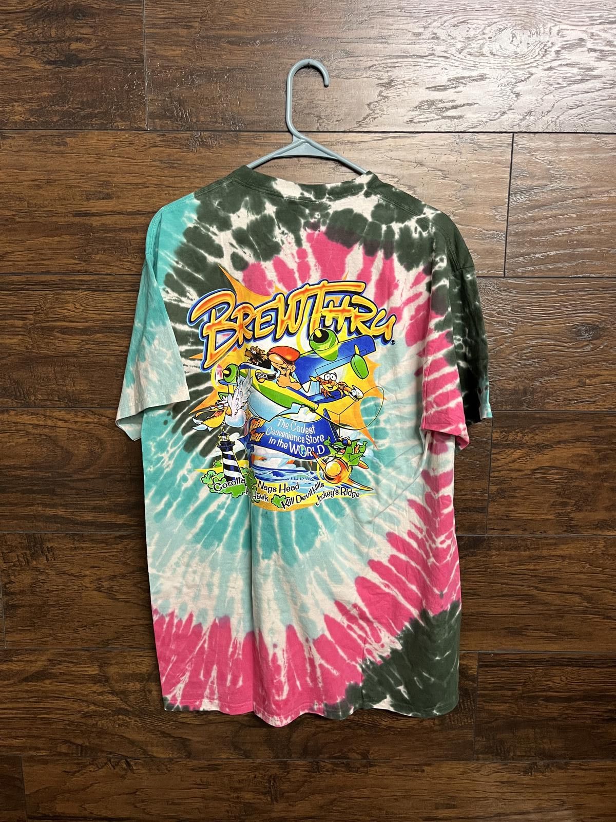 Designer Brew Thru T-shirt Outer Banks Tie Dye North Carolina Tee - M Size US L / EU 52-54 / 3 - 1 Thumbnail