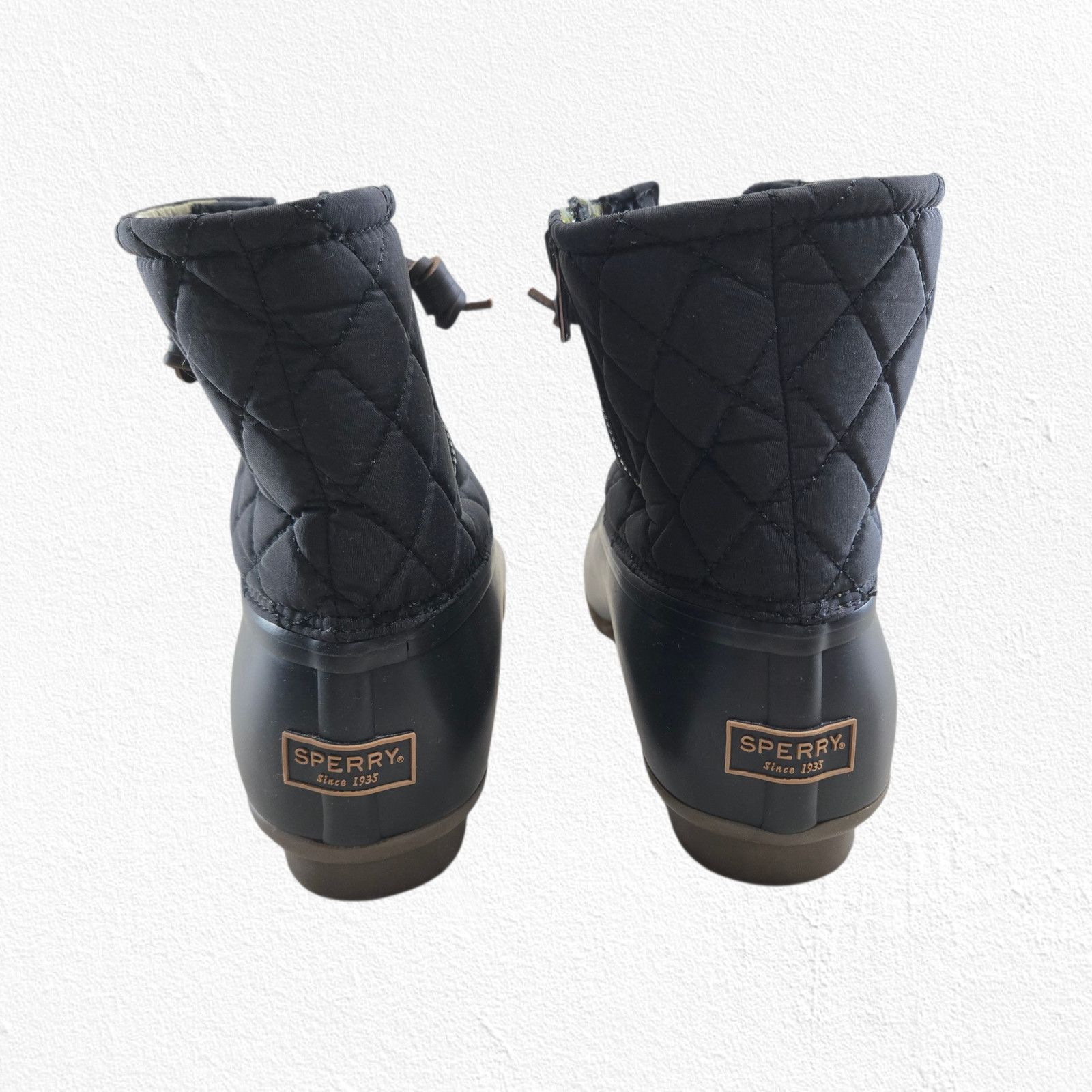 Sperry Sperry Quilted Duck Boots Black Size 9.5 Size US 9.5 / IT 39.5 - 10 Thumbnail