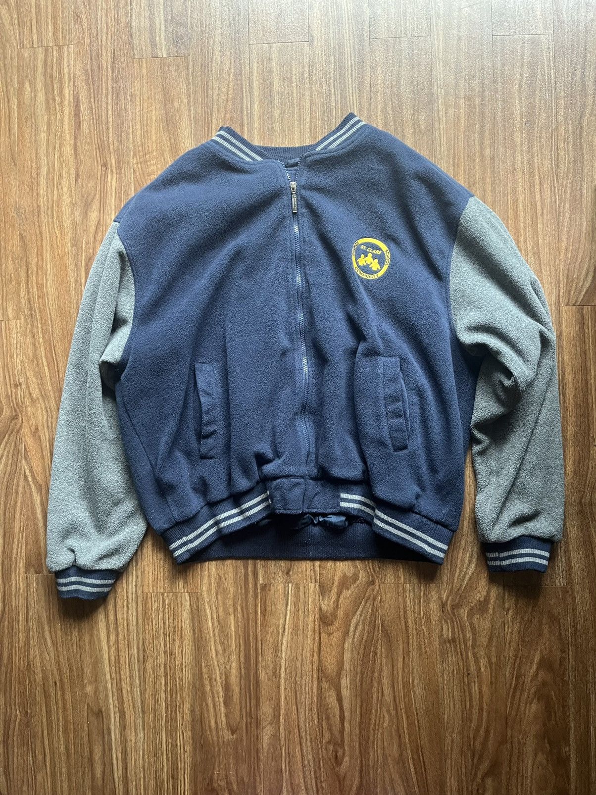 Augusta Sportswear Navy and grey Augusta Sportswear bomber jacket - Size XL Size US XL / EU 56 / 4 - 1 Thumbnail