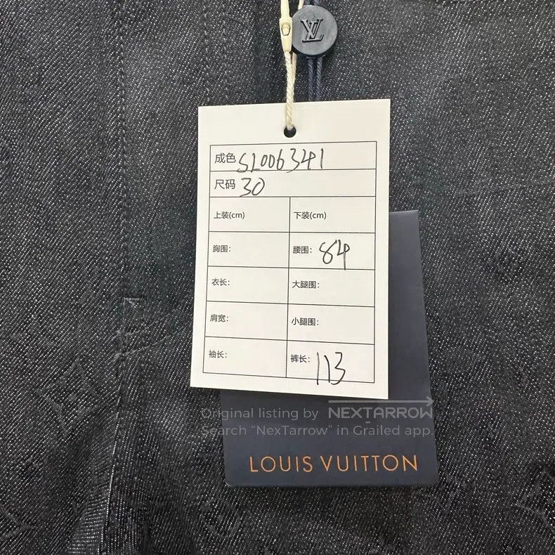 Louis Vuitton Louis Vuitton Dark grain full print pants Size US 30 / EU 46 - 7 Thumbnail