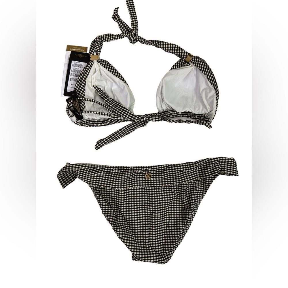 Designer Vix l NWT Gingham Bia Tube Triangle Bikini Large/DD Size ONE SIZE - 10 Thumbnail