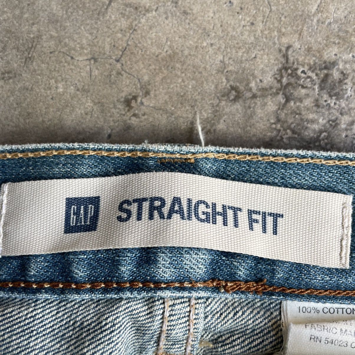 Gap 🔥Vintage Gap Stoned Washed Ripped Distress Denim Jeans Size US 29 - 14 Thumbnail