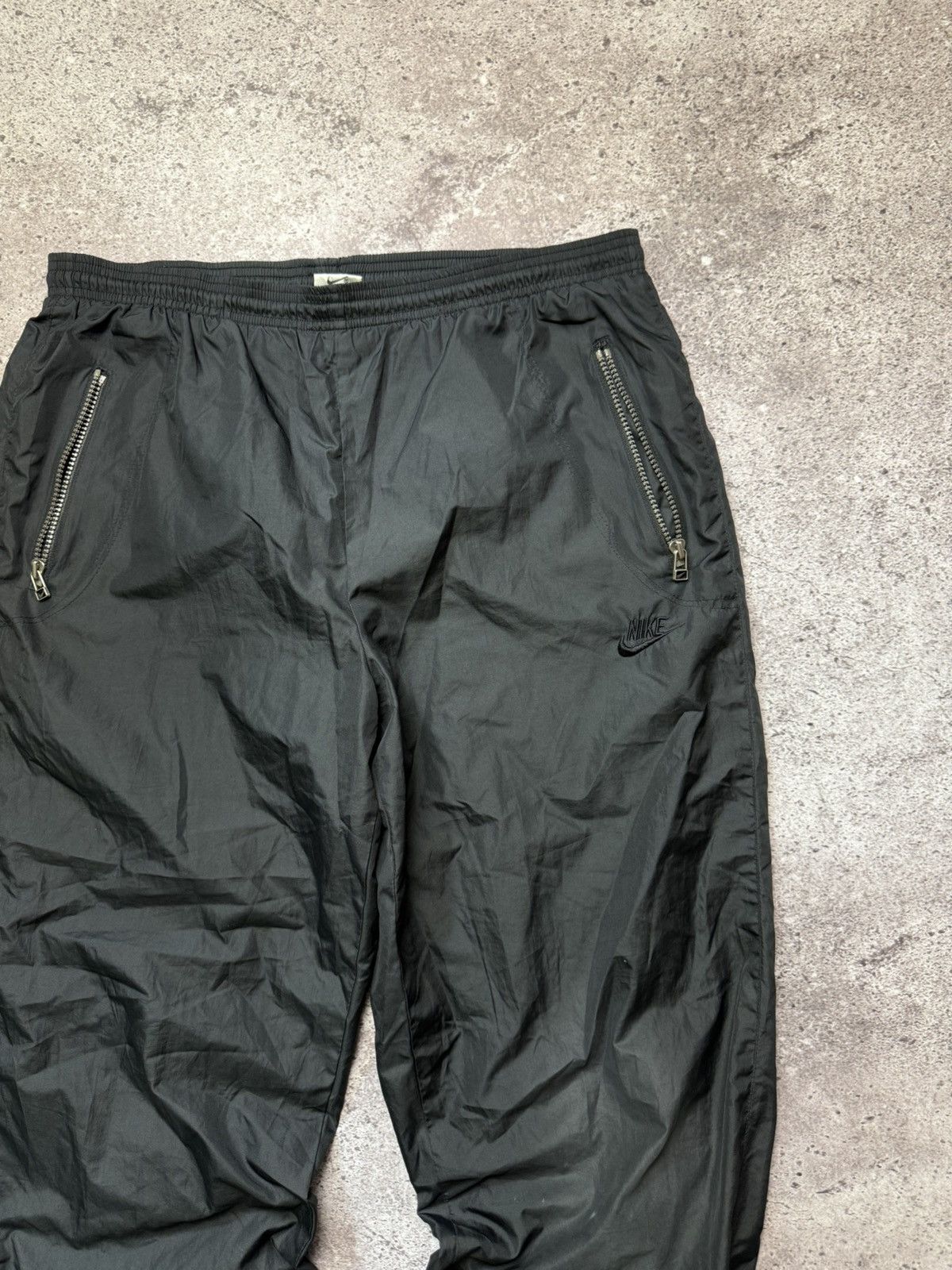 Nike × Vintage Vintage Nike Nylon Sweatpants 90s Y2K Size US 31 - 2 Thumbnail
