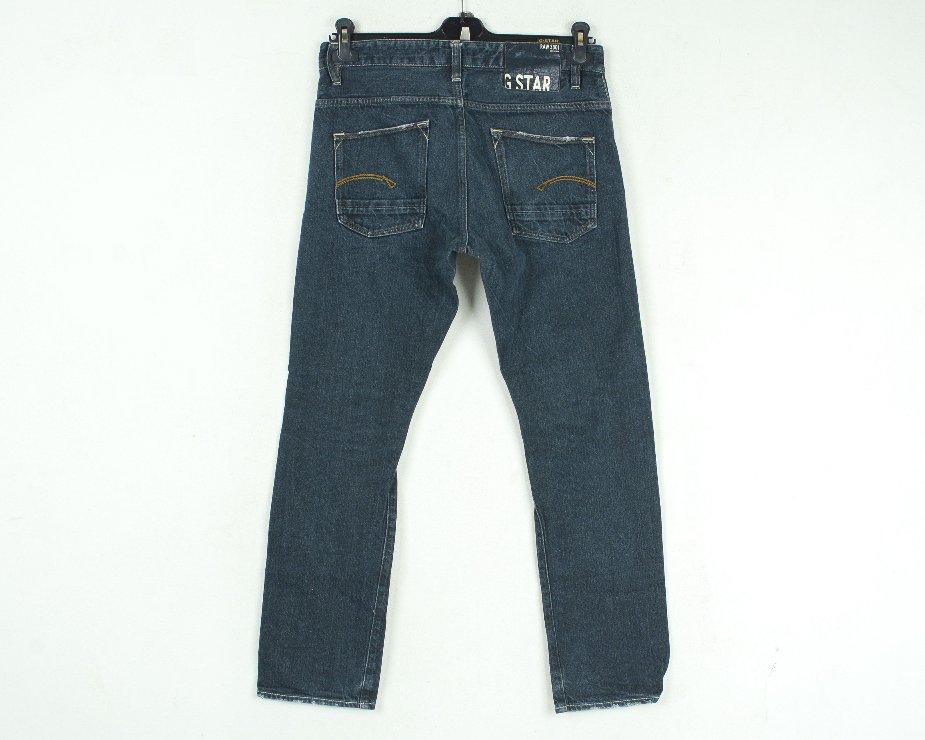 G-Star Yield Slim W33 L32 Straight Leg Jeans Pants Trousers Casual Size US 33 - 4 Thumbnail