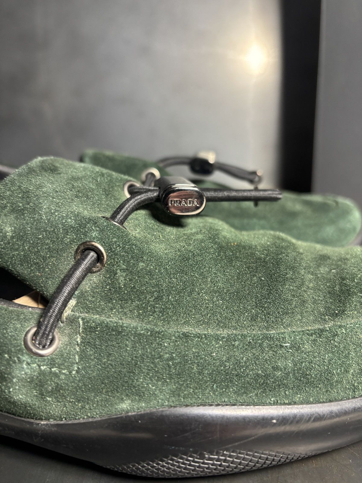 Prada Vintage Prada Sport Sneakers 2000s 1990s America's Cup Suede Size US 8.5 / IT 38.5 - 8 Thumbnail