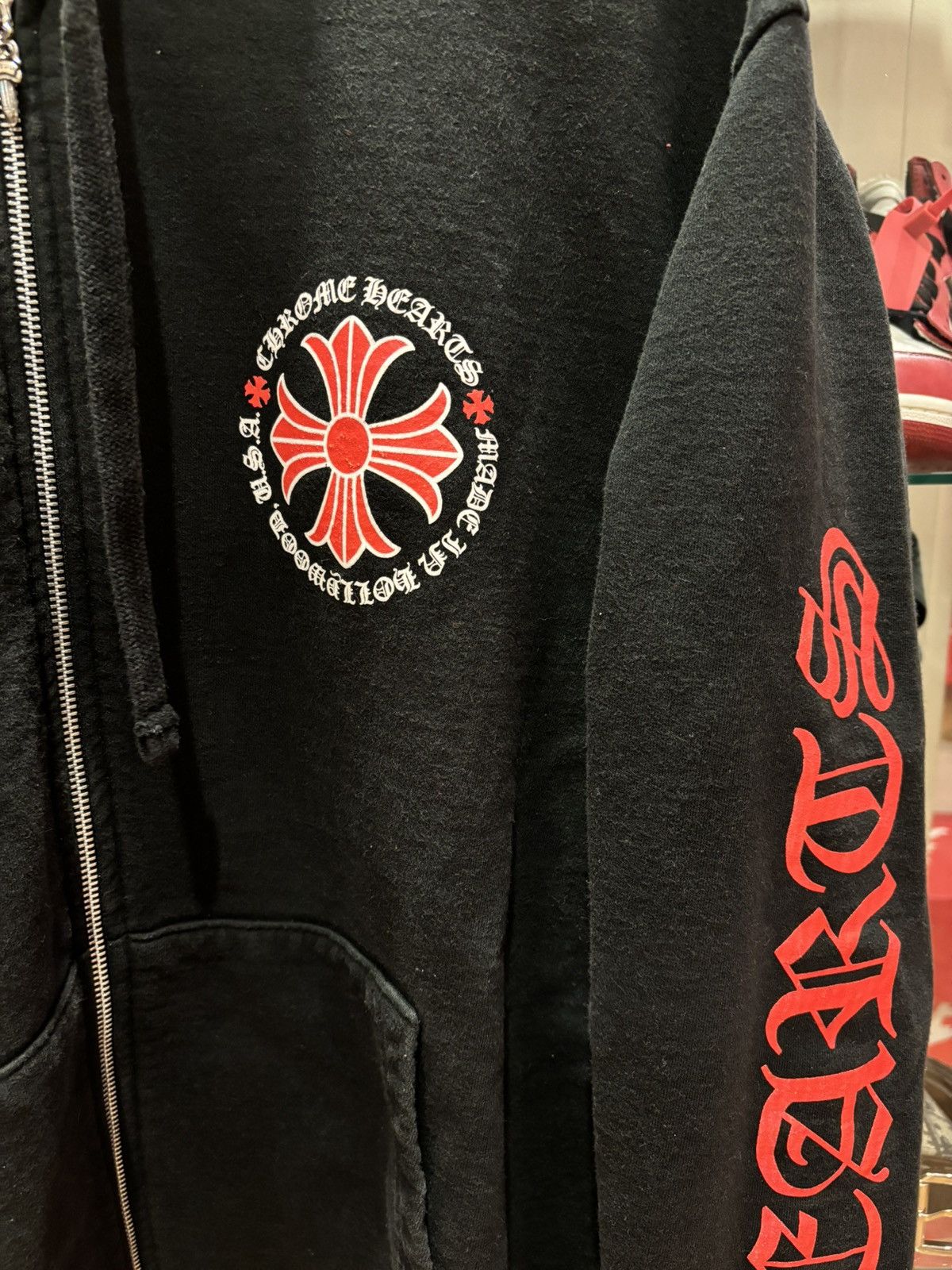 Chrome Hearts Chrome Hearts CH Plus Hollywood Zip Up Hoodie
