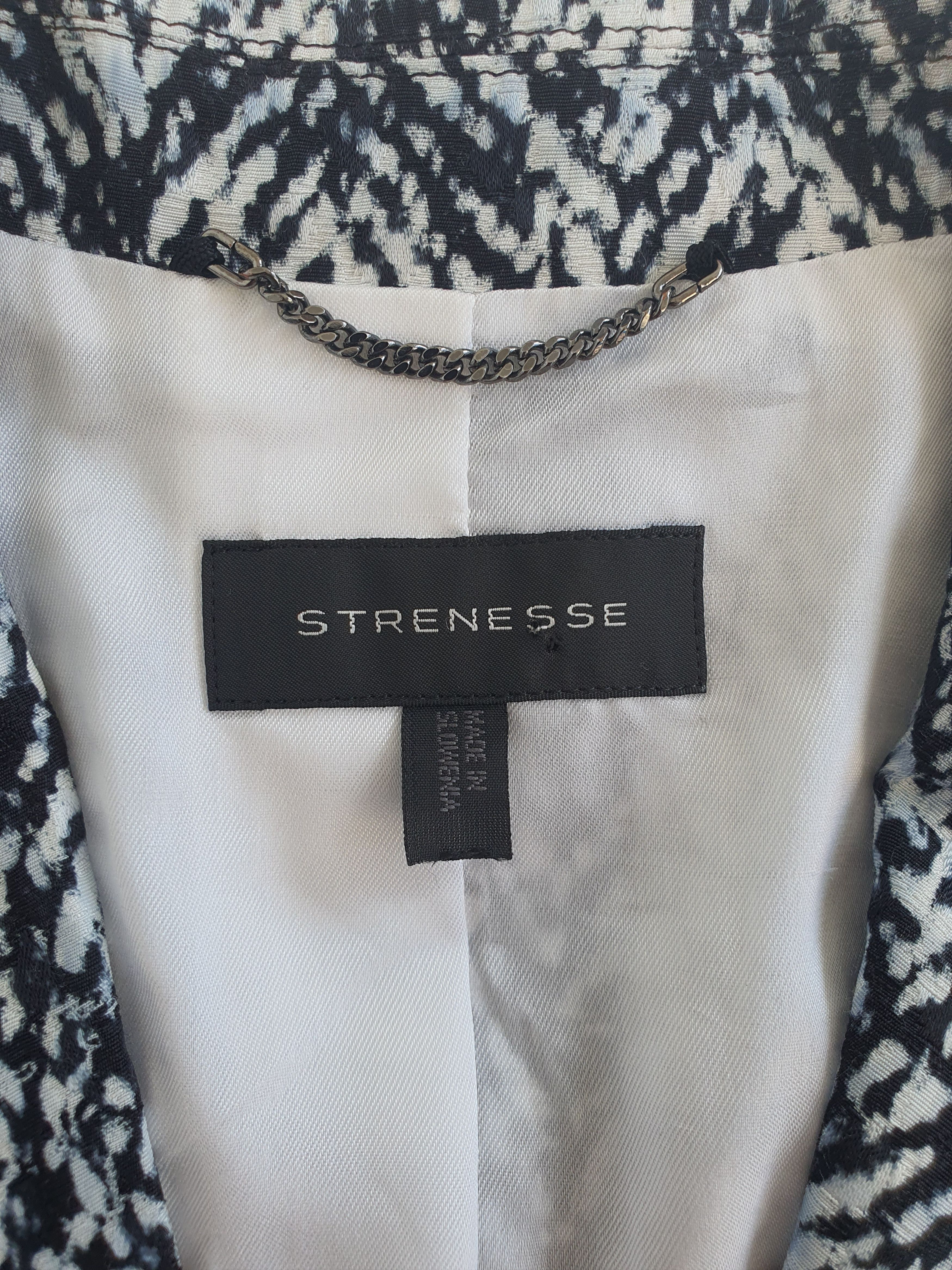 STRENESSE Vintage (00s) Blazer Jacket (Abstract Chevron) - US 2, GB 8 Size S / US 4 / IT 40 - 5 Thumbnail
