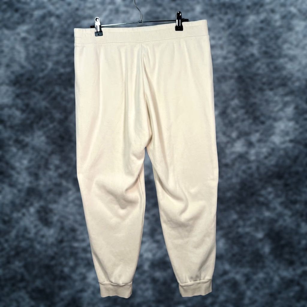 Uniqlo Uniqlo Womens Large Ivory White Jogger SweatPants Drawstring Waist Pants City Women's Size 36" / US 14 / IT 50 - 1 Thumbnail