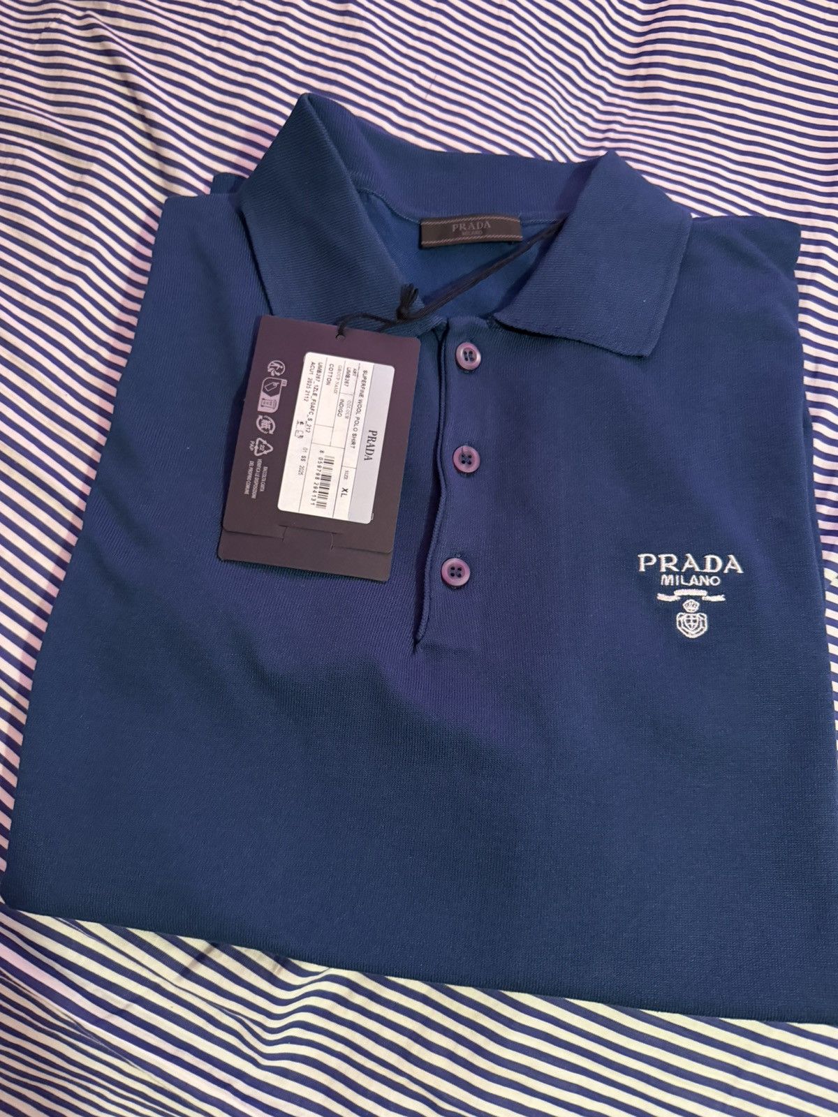 Prada × Universal Studios Prada cashmere men’s polo shirt Size US XL / EU 56 / 4 - 1 Thumbnail