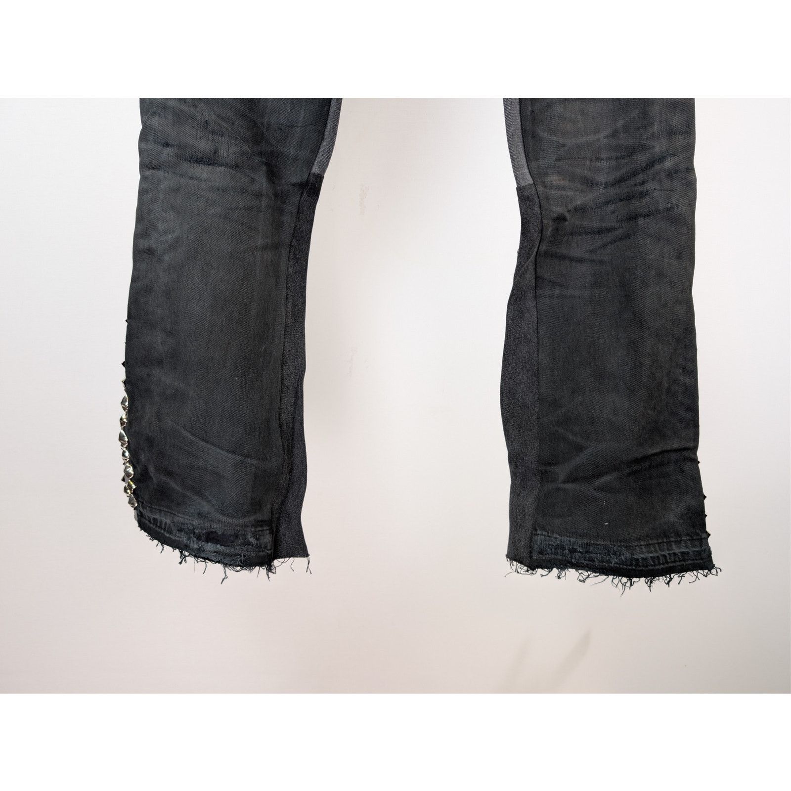 Gallery Dept. o1rshd1 Studded LA Flare Jeans in Black 32 x 34 Size US 32 / EU 48 - 13 Thumbnail