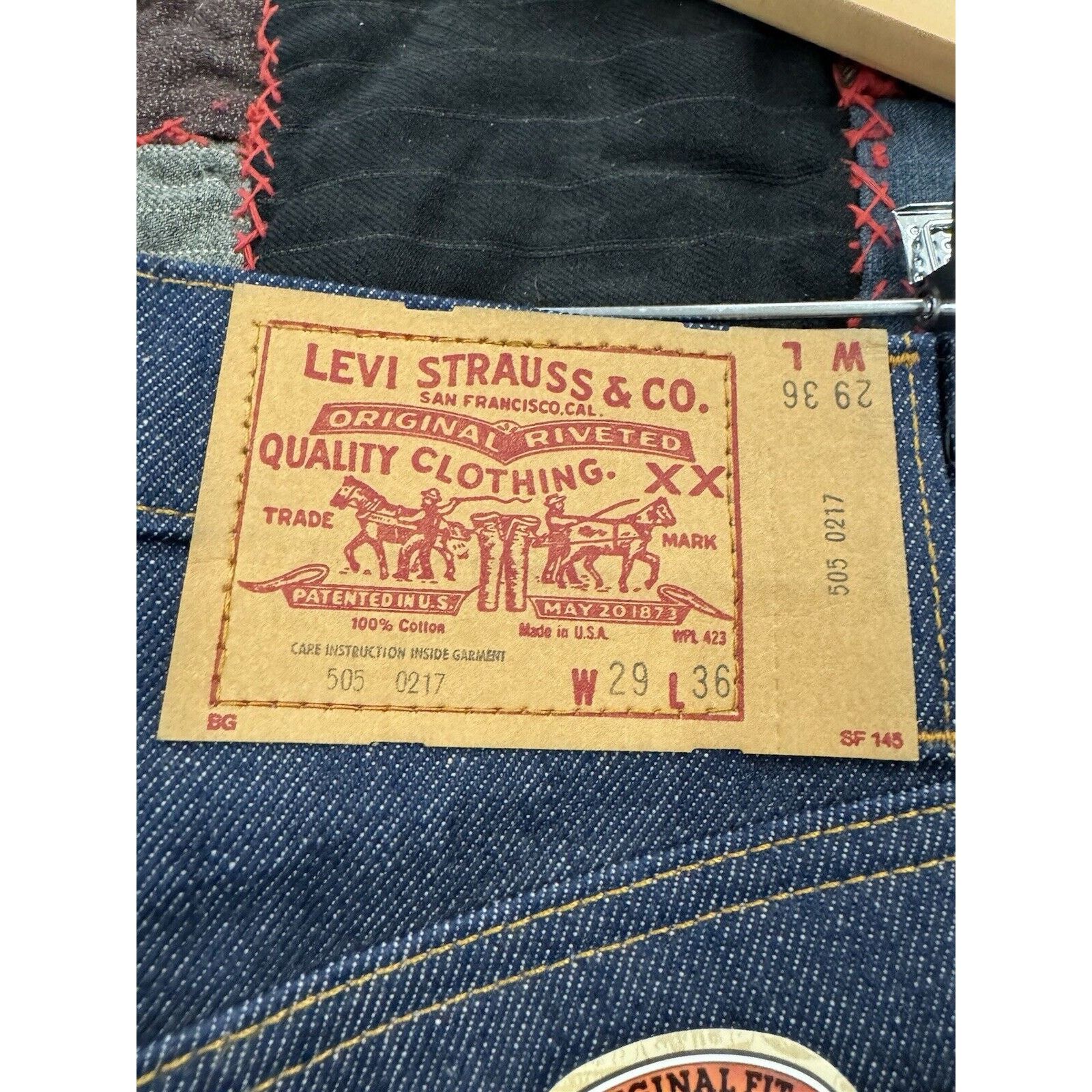 Levi's Deadstock True Vintage Levi’s 505 Japan Denim Mens W29 X L36 Size US 29 - 9 Thumbnail